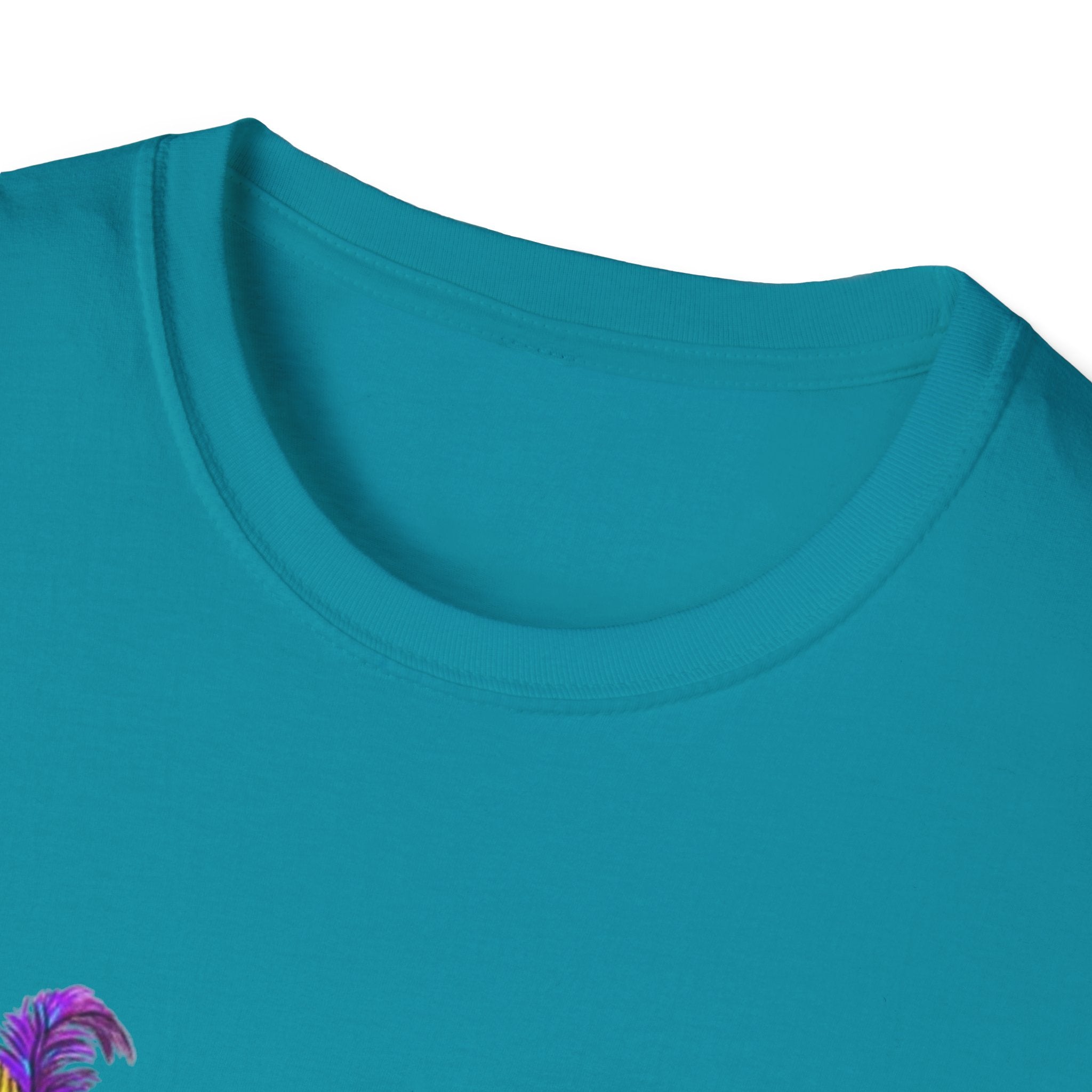 Mardi Gras Gator Unisex Softstyle T-Shirt