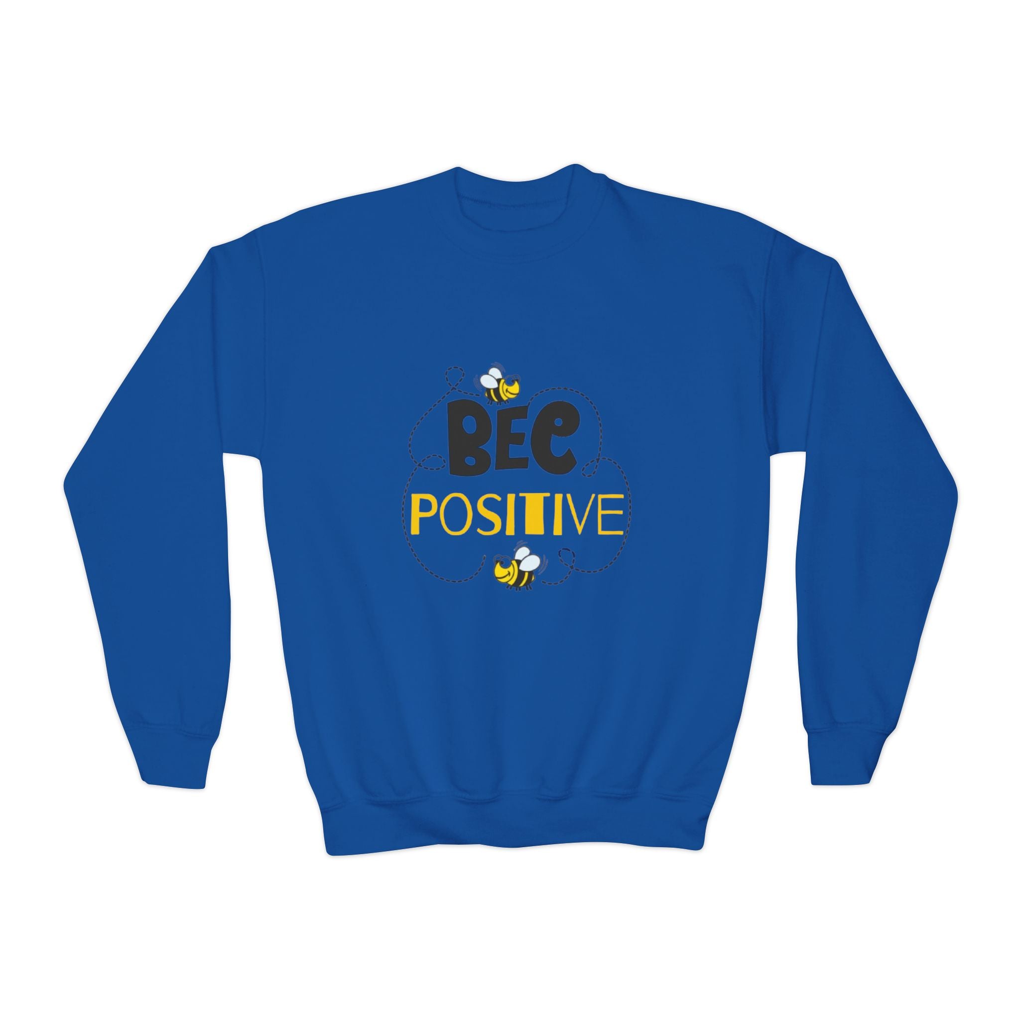 Bee Positive Youth Crewneck Sweatshirt
