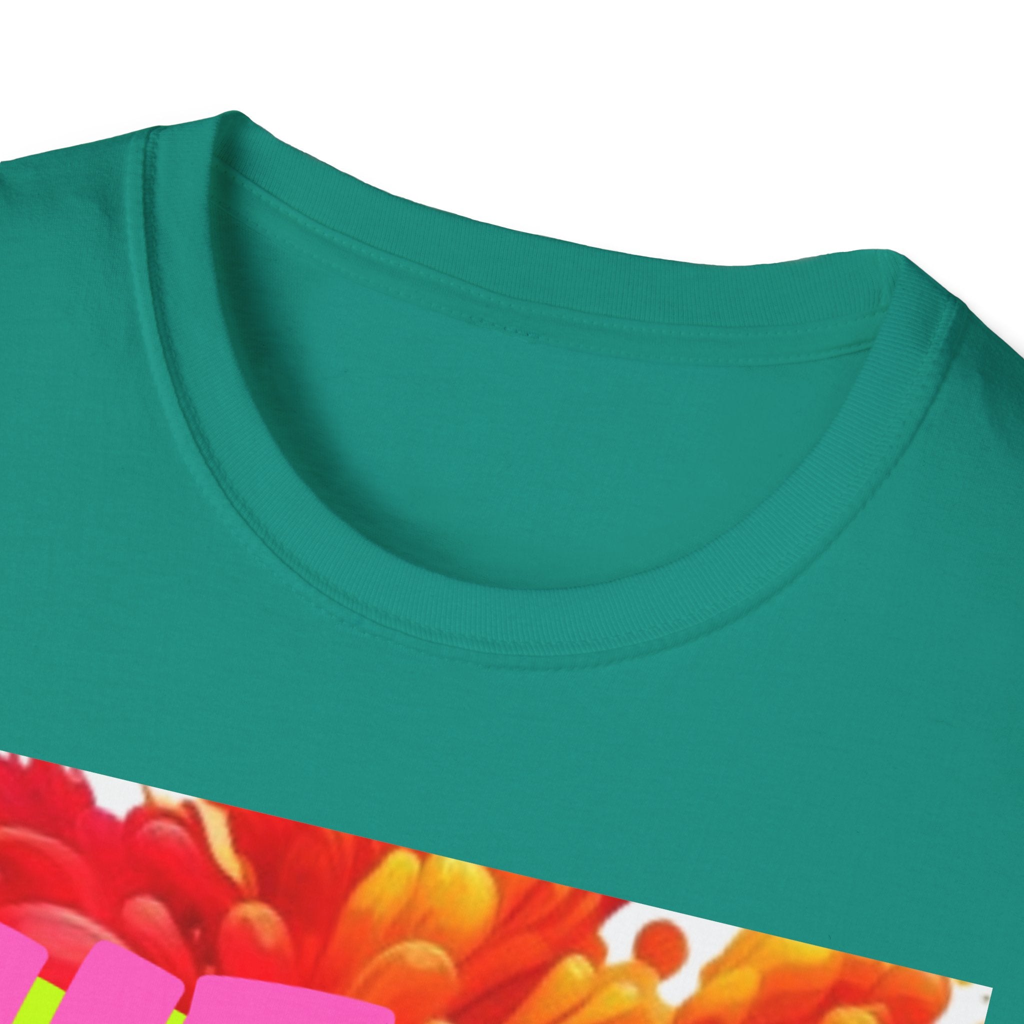 Hey I'm Gay! Heart Unisex Softstyle T-Shirt