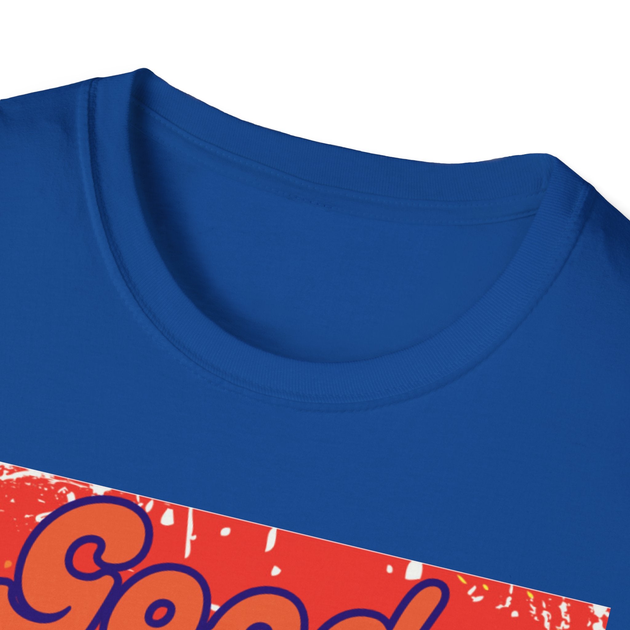 Good Vibes Only Orange Unisex Softstyle T-Shirt