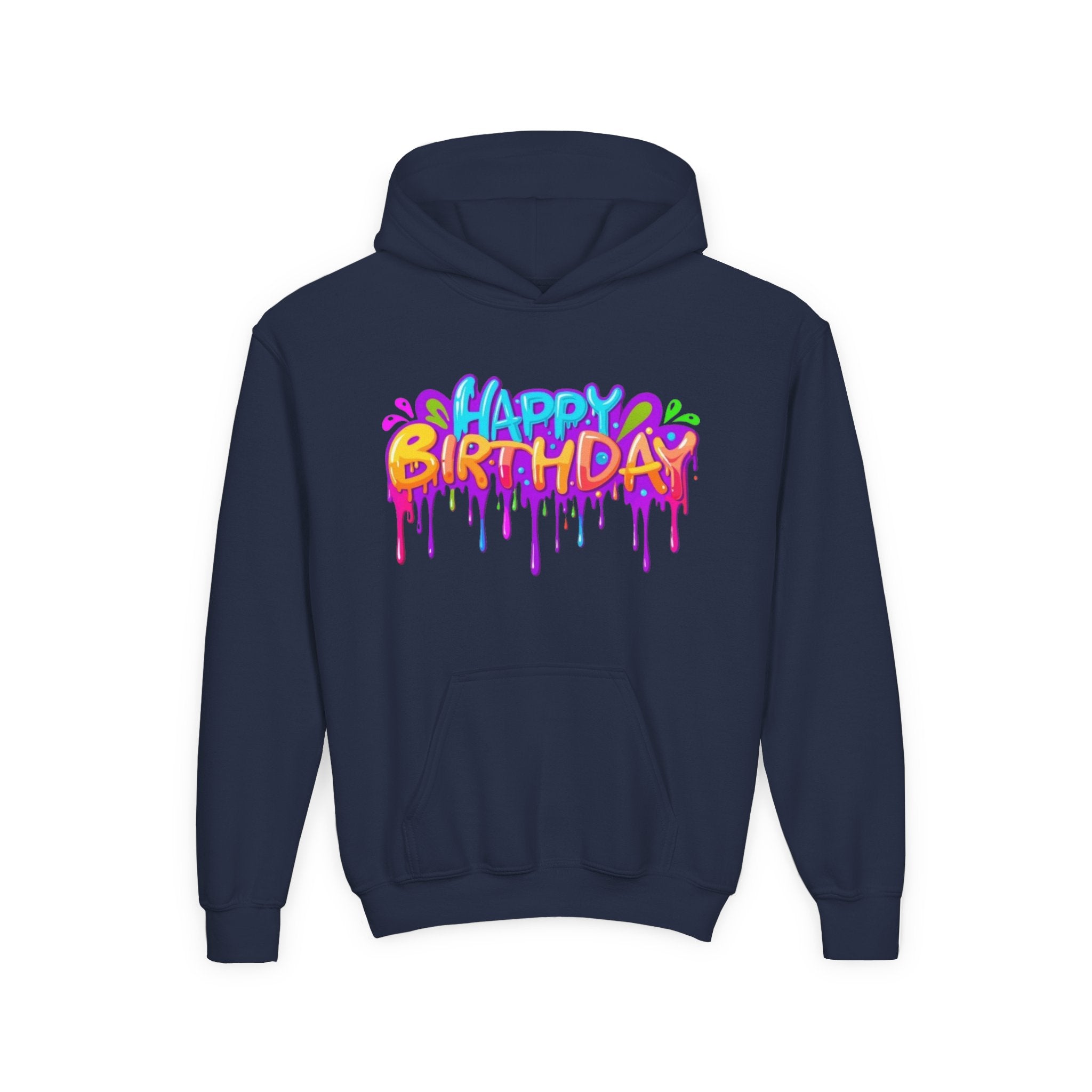 Happy Birthday Youth Heavy Blend Hoodie Personalize It!