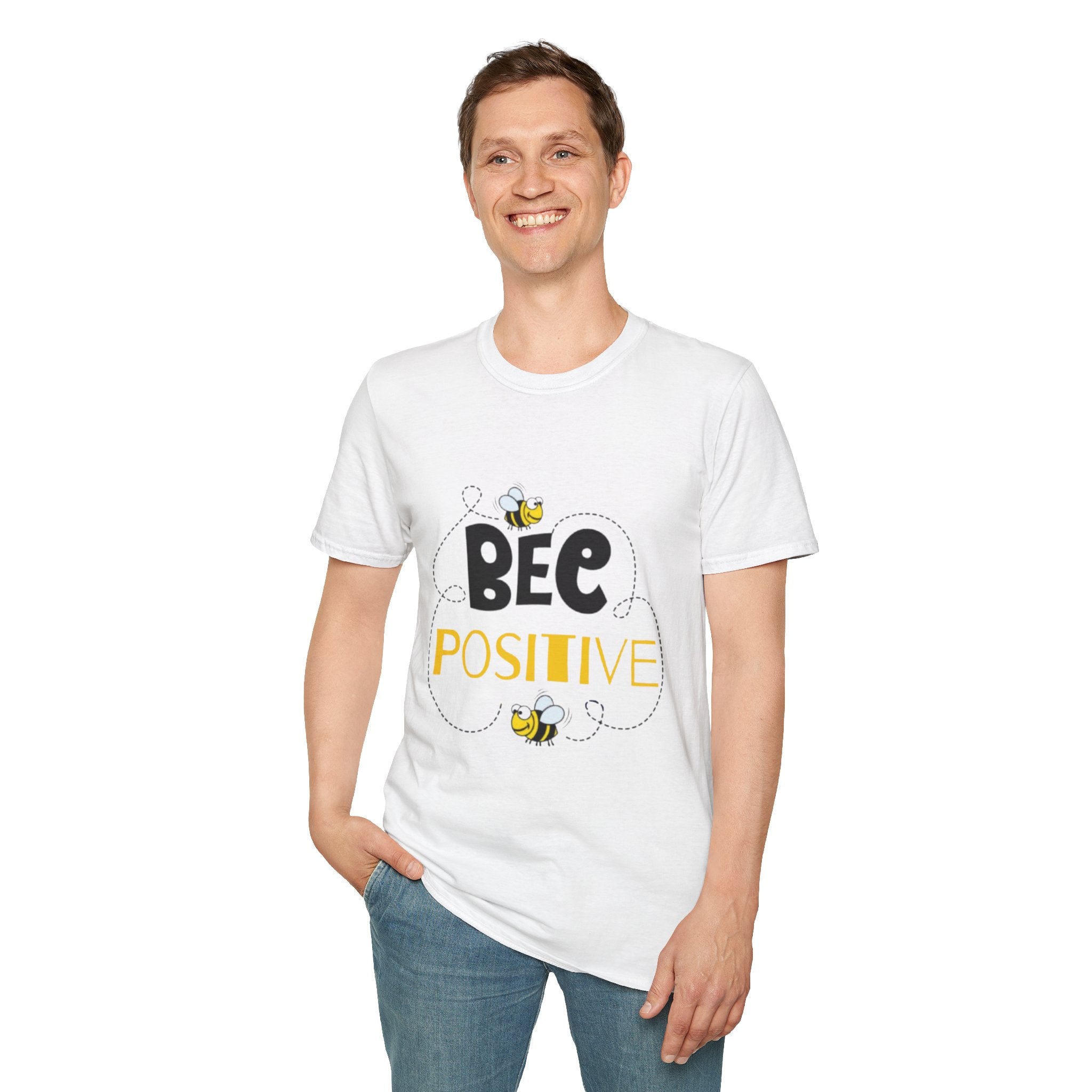 Bee Positive Unisex Softstyle T-Shirt