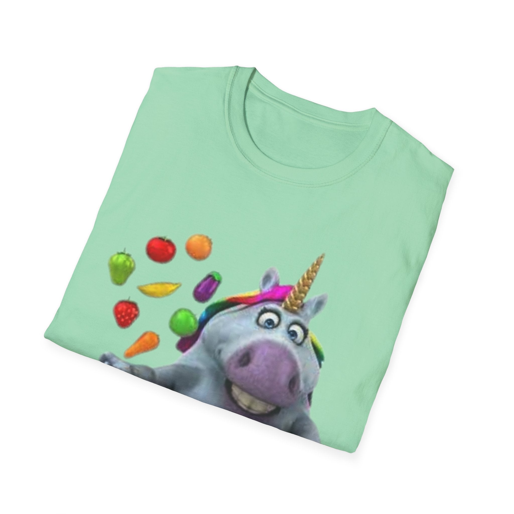 Juggling Health And Happiness Unicorn Unisex Softstyle T-Shirt