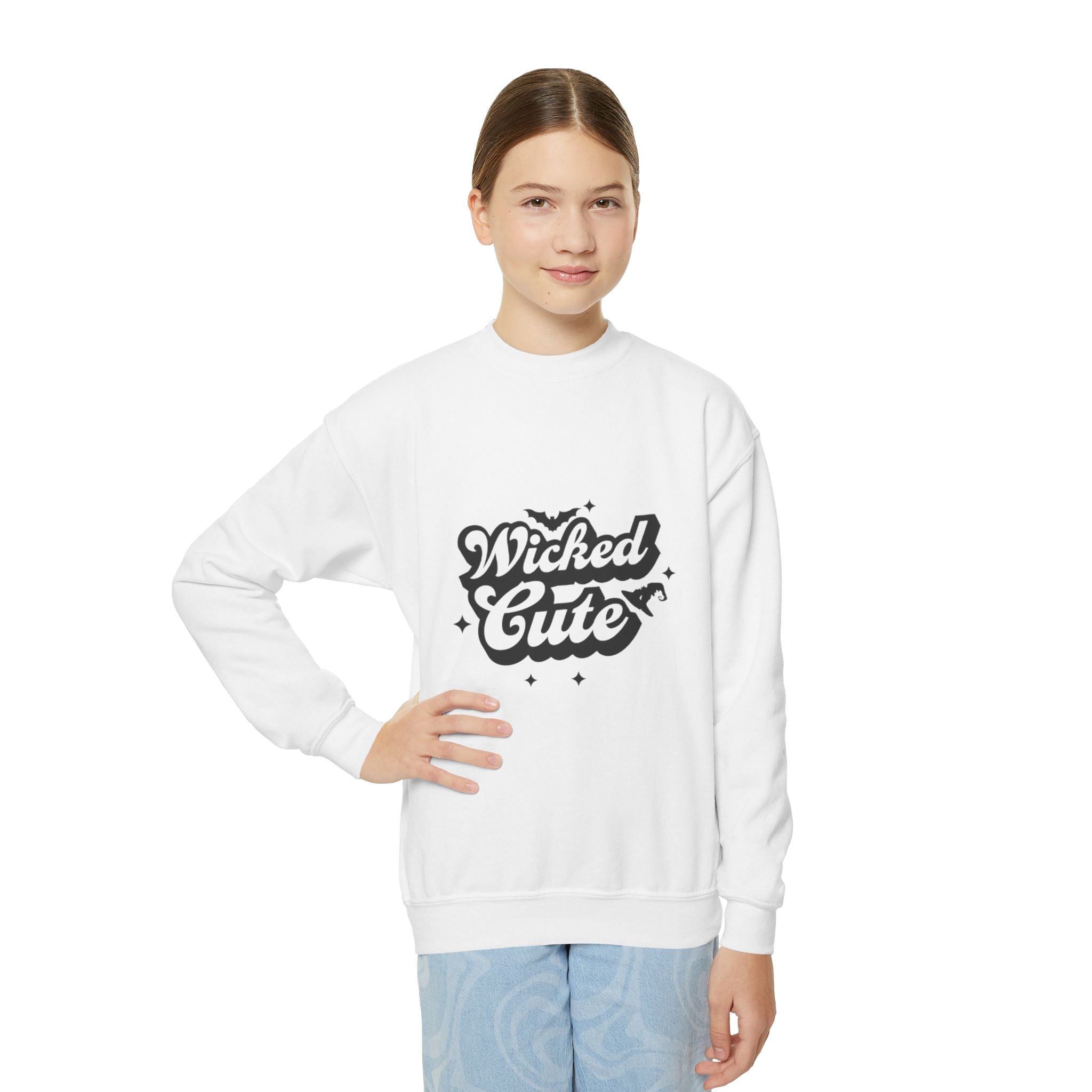 Wicked Cute Youth Unisex Heavy Blend™ Crewneck Sweatshirt