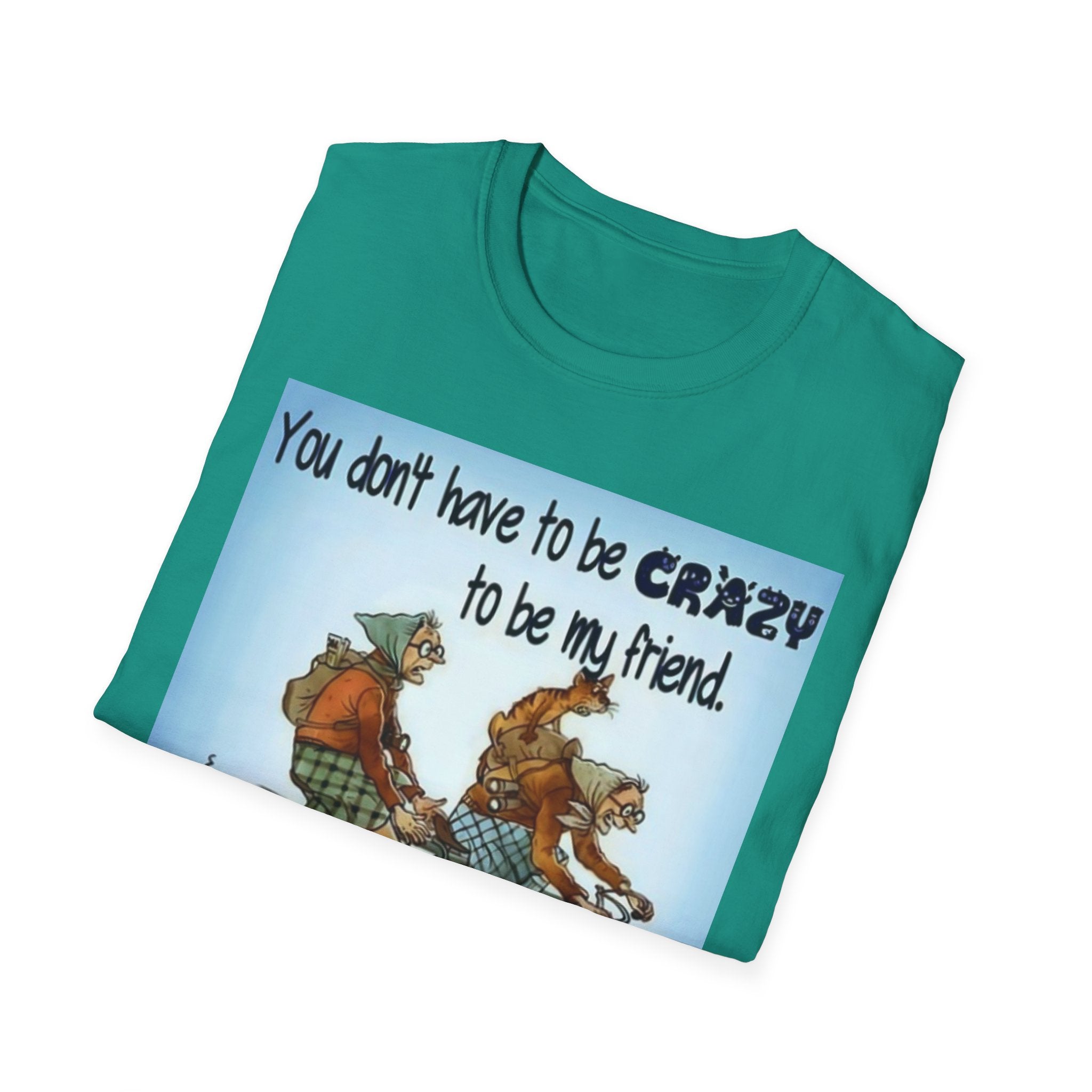 You Don't Have to be CRAZY to be my Friend, I'll Train You! Unisex Softstyle T-Shirt