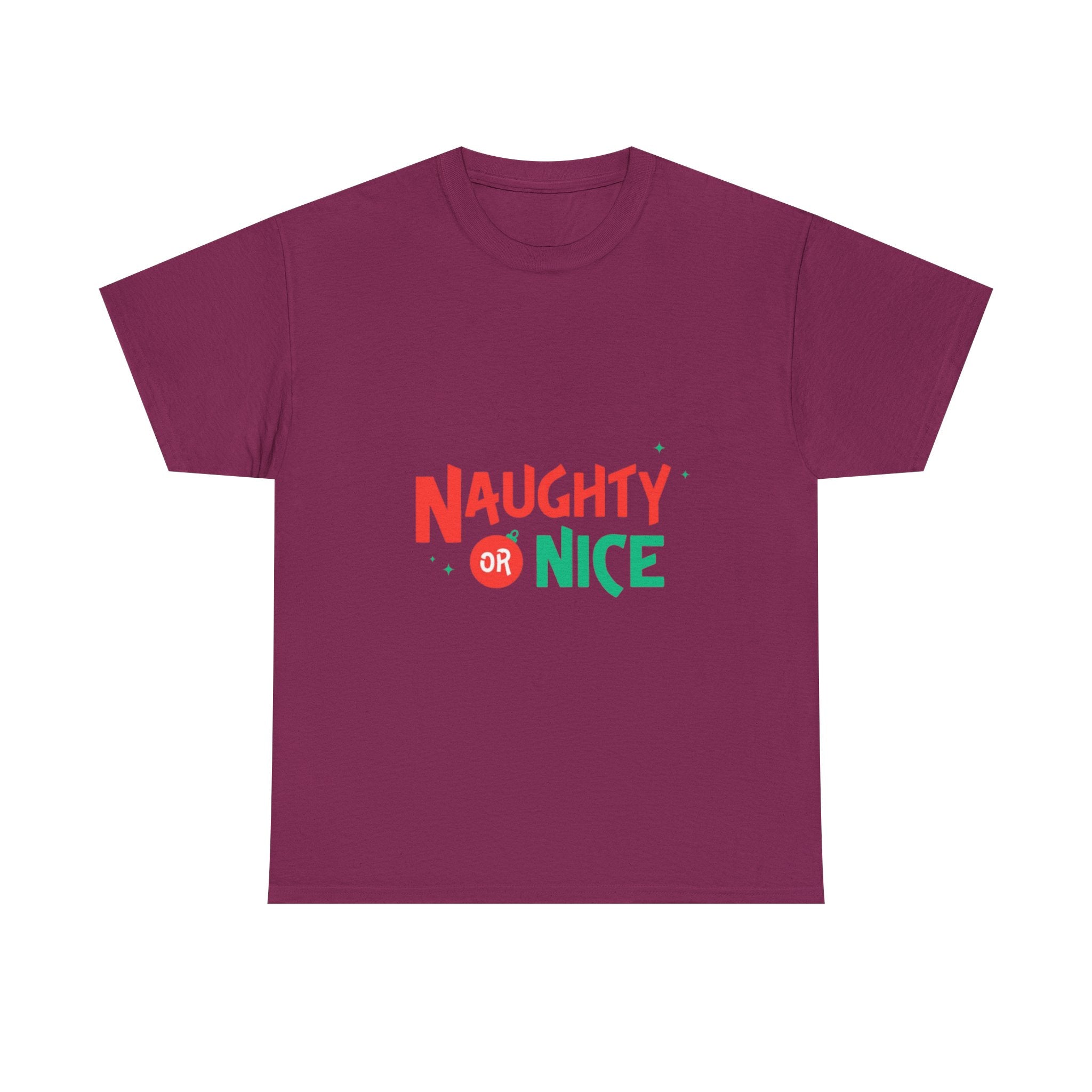 Naughty Or Nice Unisex Heavy Cotton T-Shirt