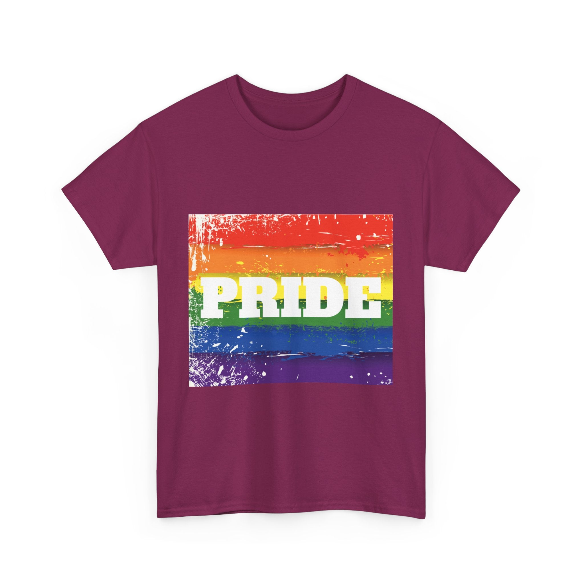 Pride Rainbow Unisex Heavy Cotton T-Shirt