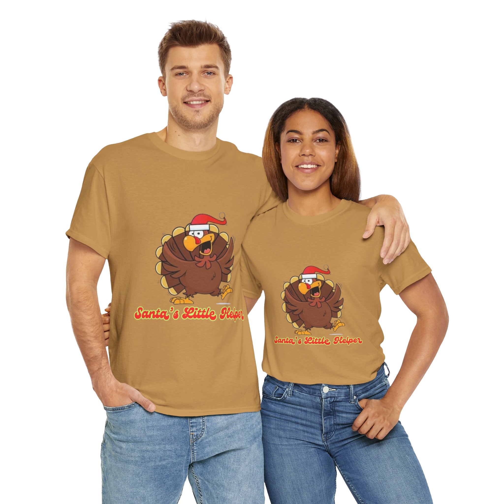 Santa's Little Helper Unisex Heavy Cotton T-Shirt