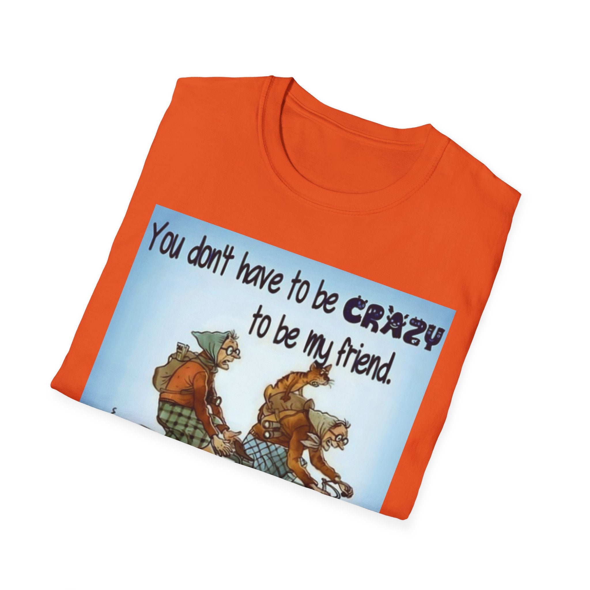 You Don't Have to be CRAZY to be my Friend, I'll Train You! Unisex Softstyle T-Shirt