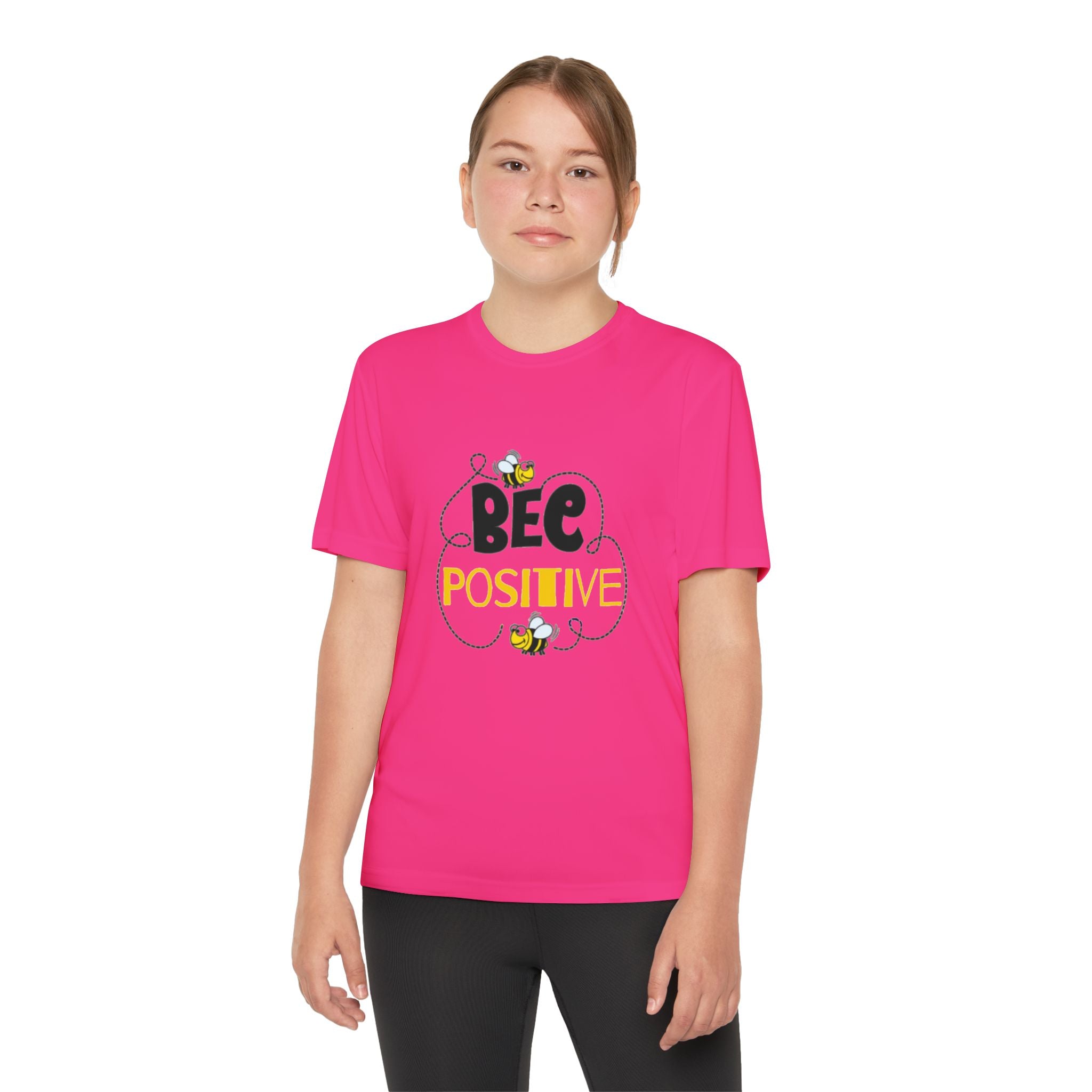 Bee Positive Youth Short Sleeve Competitor T-Shirt