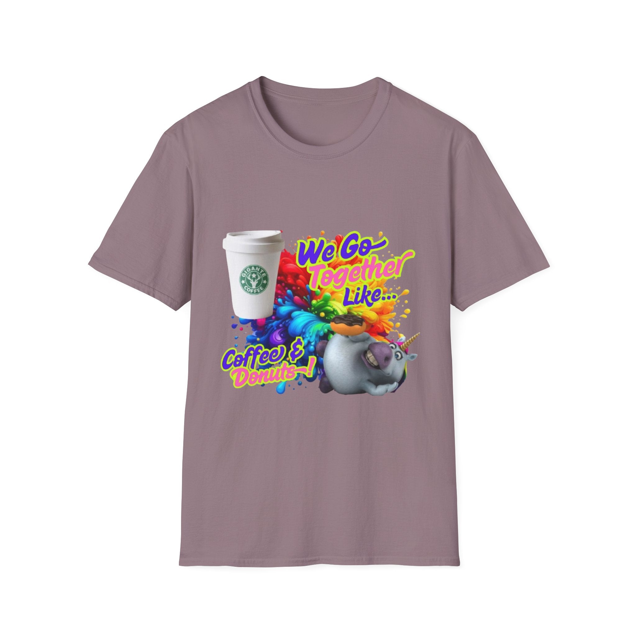 We Go Together Like Coffee & Donuts Unisex Softstyle T-Shirt