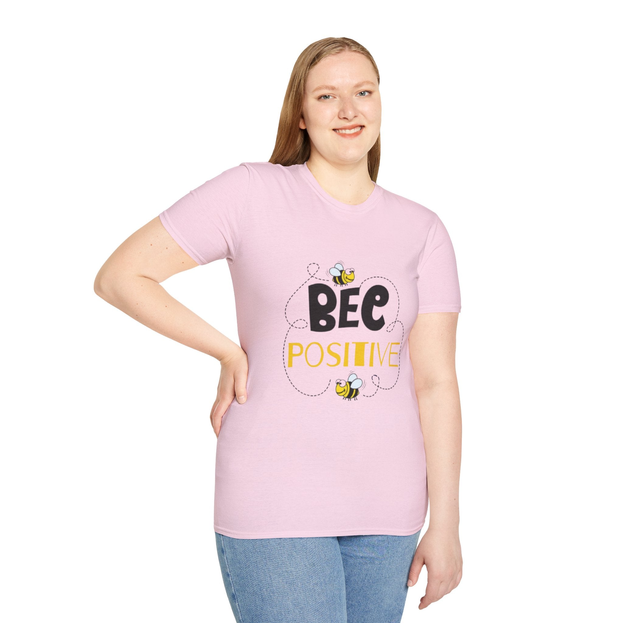 Bee Positive Unisex Softstyle T-Shirt