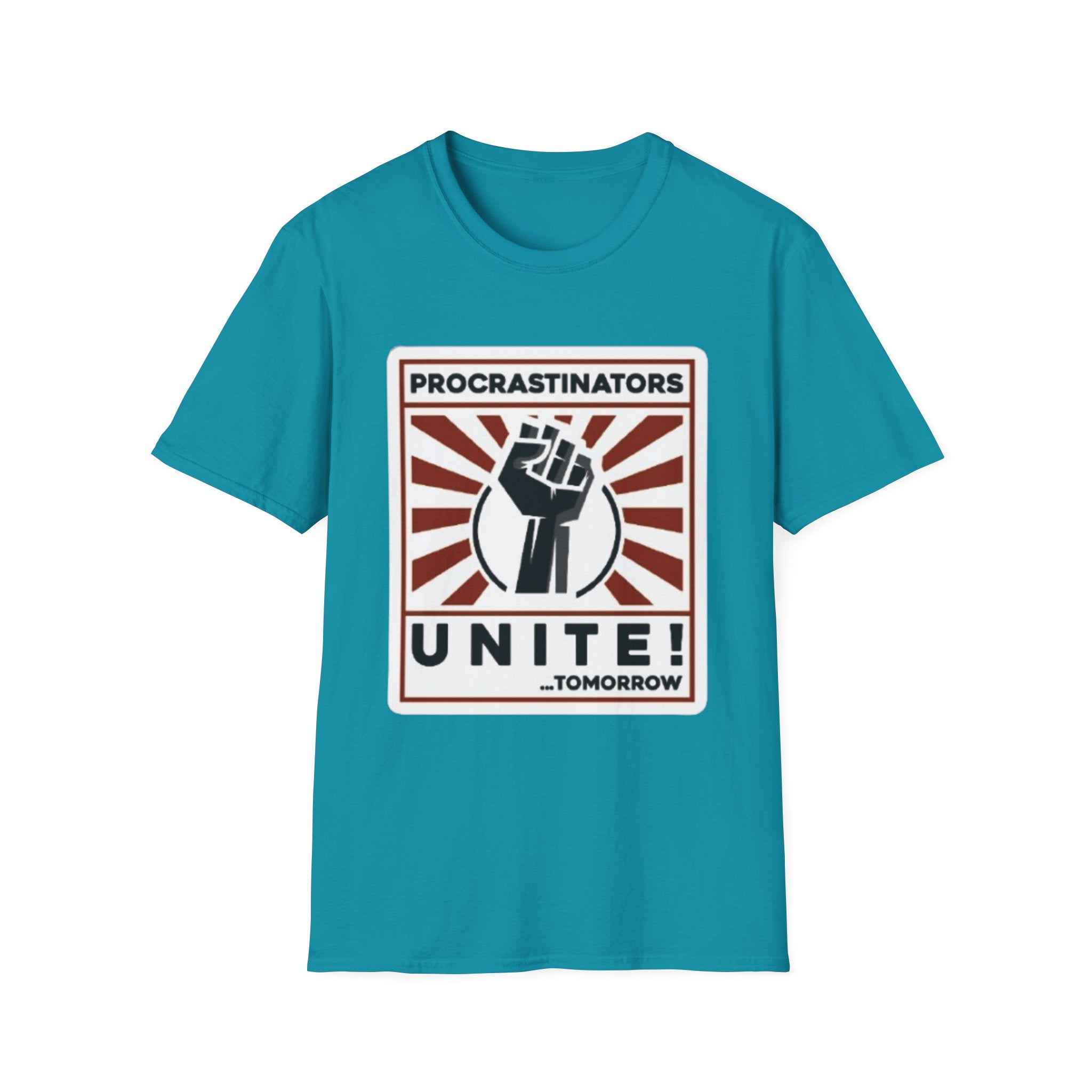 Procrastinators Unite Tomorrow Unisex Softstyle T-Shirt