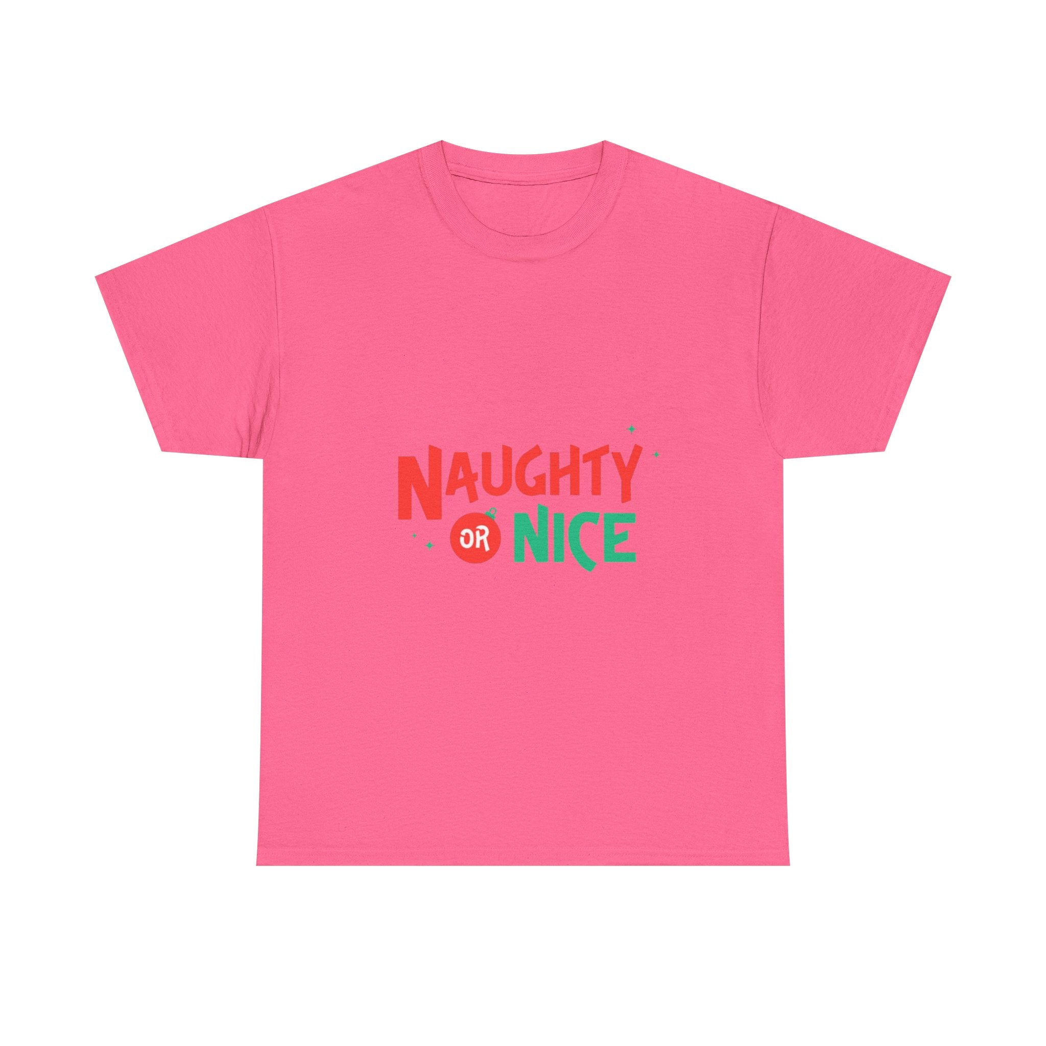 Naughty Or Nice Unisex Heavy Cotton T-Shirt