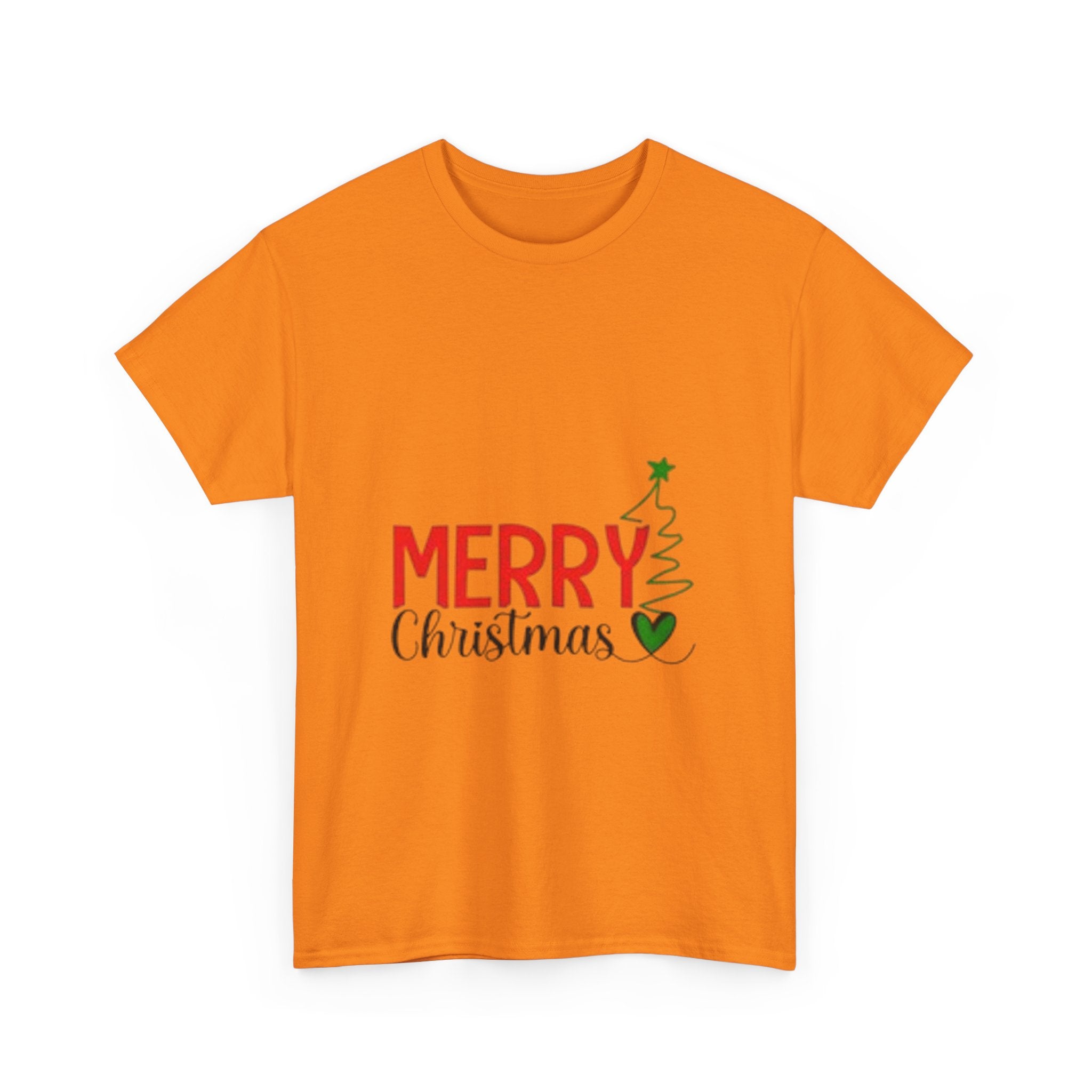 Merry Christmas Unisex Heavy Cotton T-Shirt