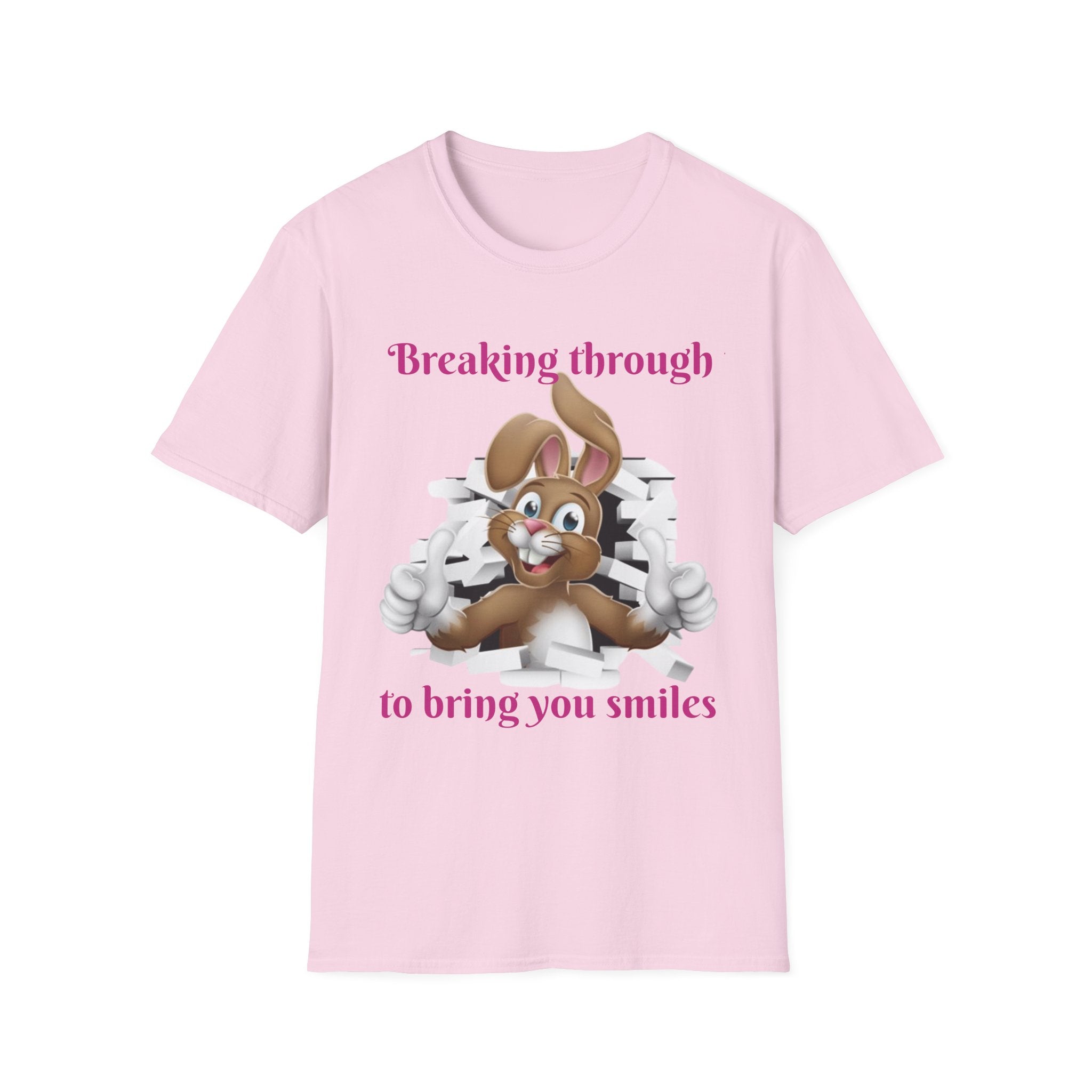Breaking Through To Bring You Smiles Unisex Softstyle T-Shirt