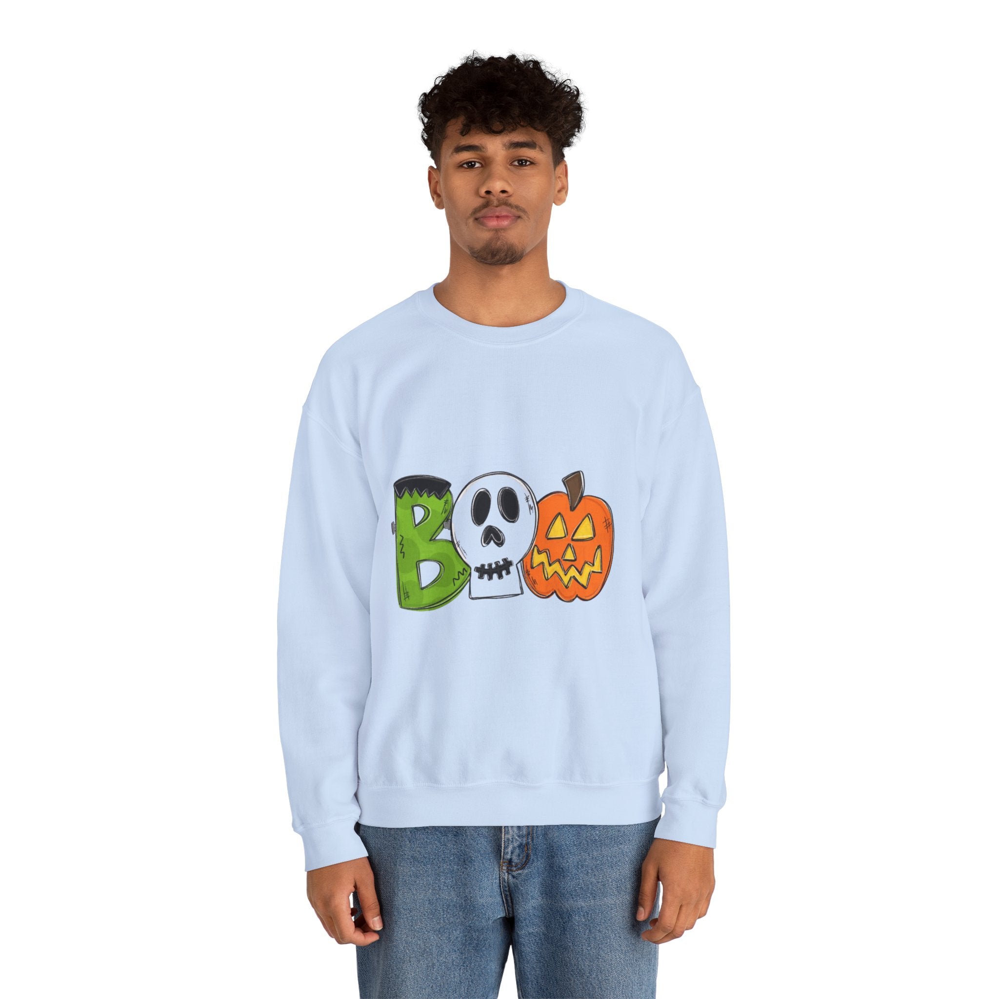 Halloween Boo Unisex Heavy Blend™ Crewneck Sweatshirt