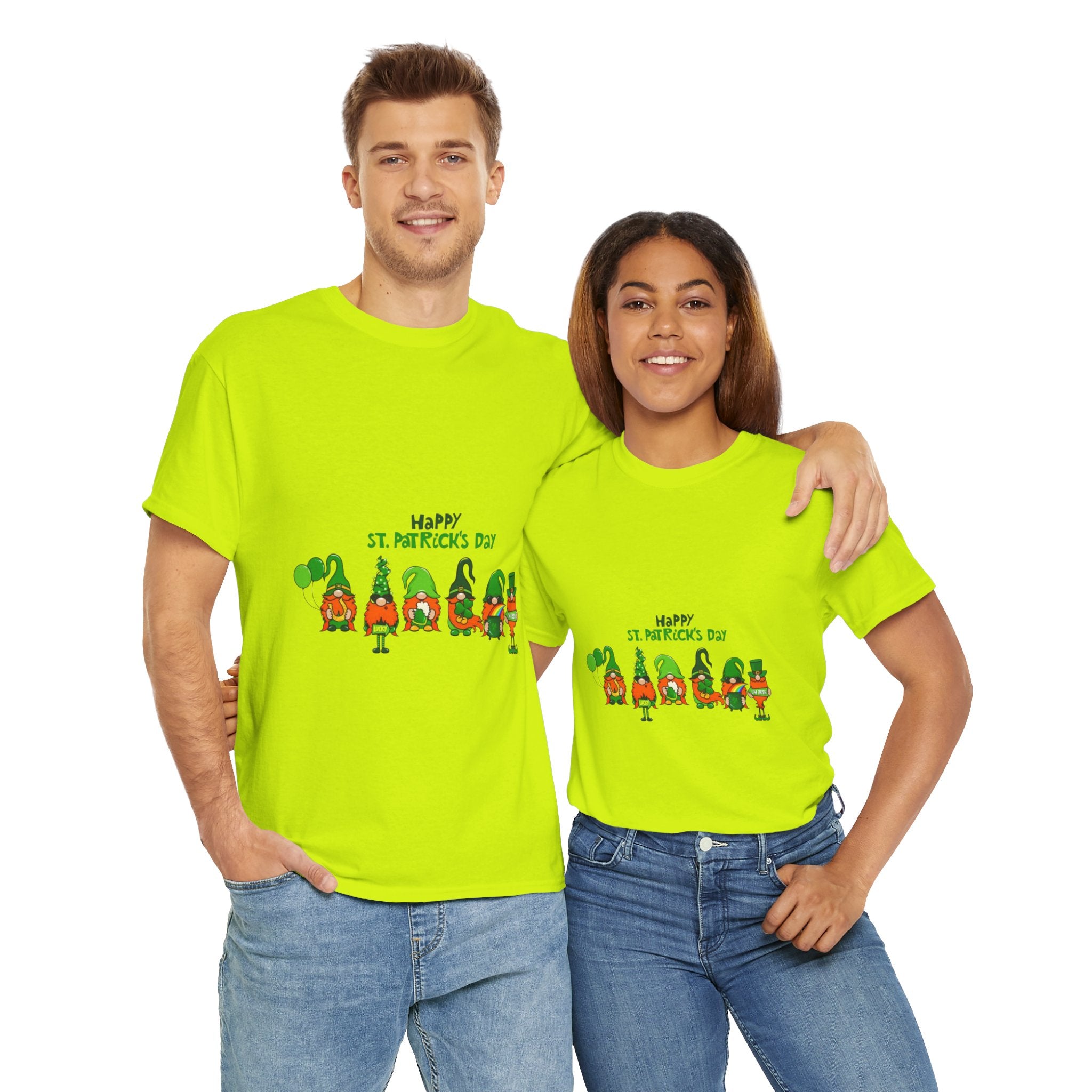 Happy St. Patrick's Day Unisex Heavy Cotton T-Shirt