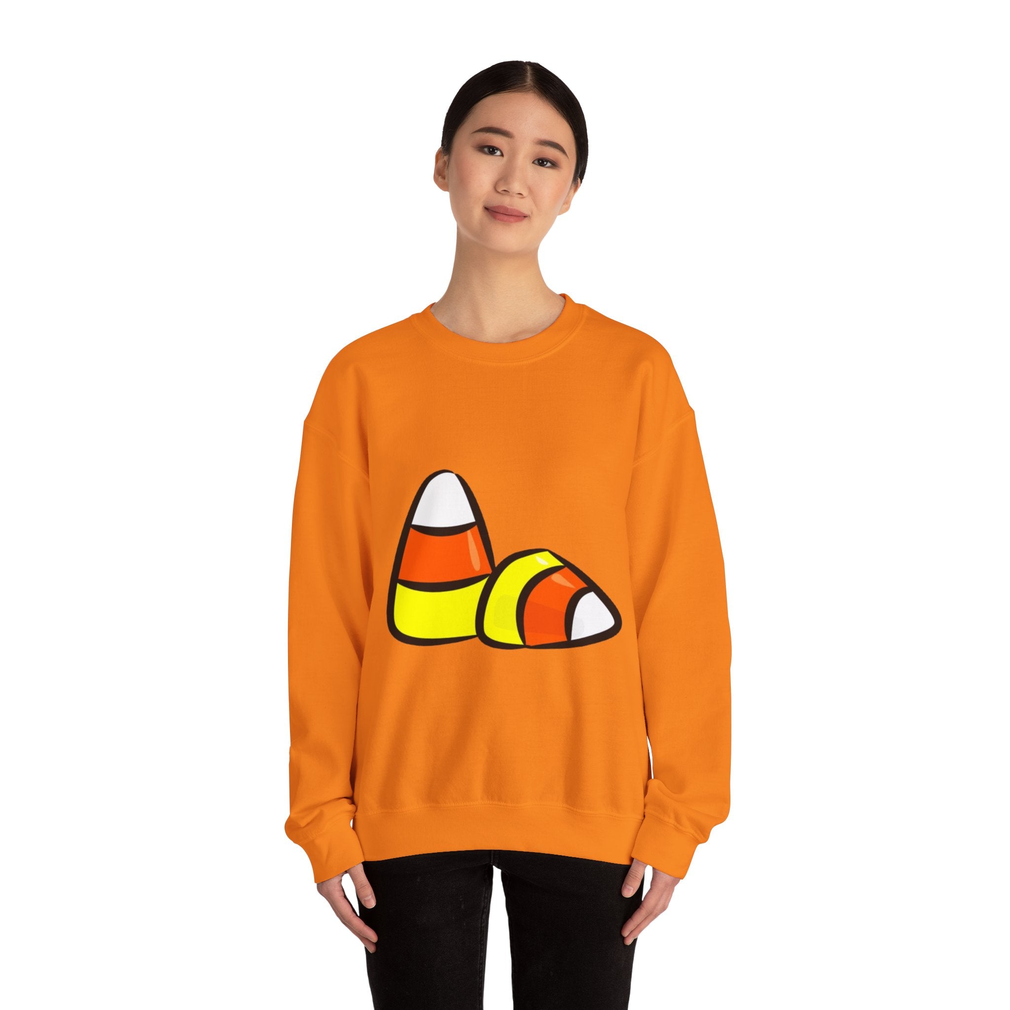 Halloween Candy Corn Unisex Heavy Blend™ Crewneck Sweatshirt