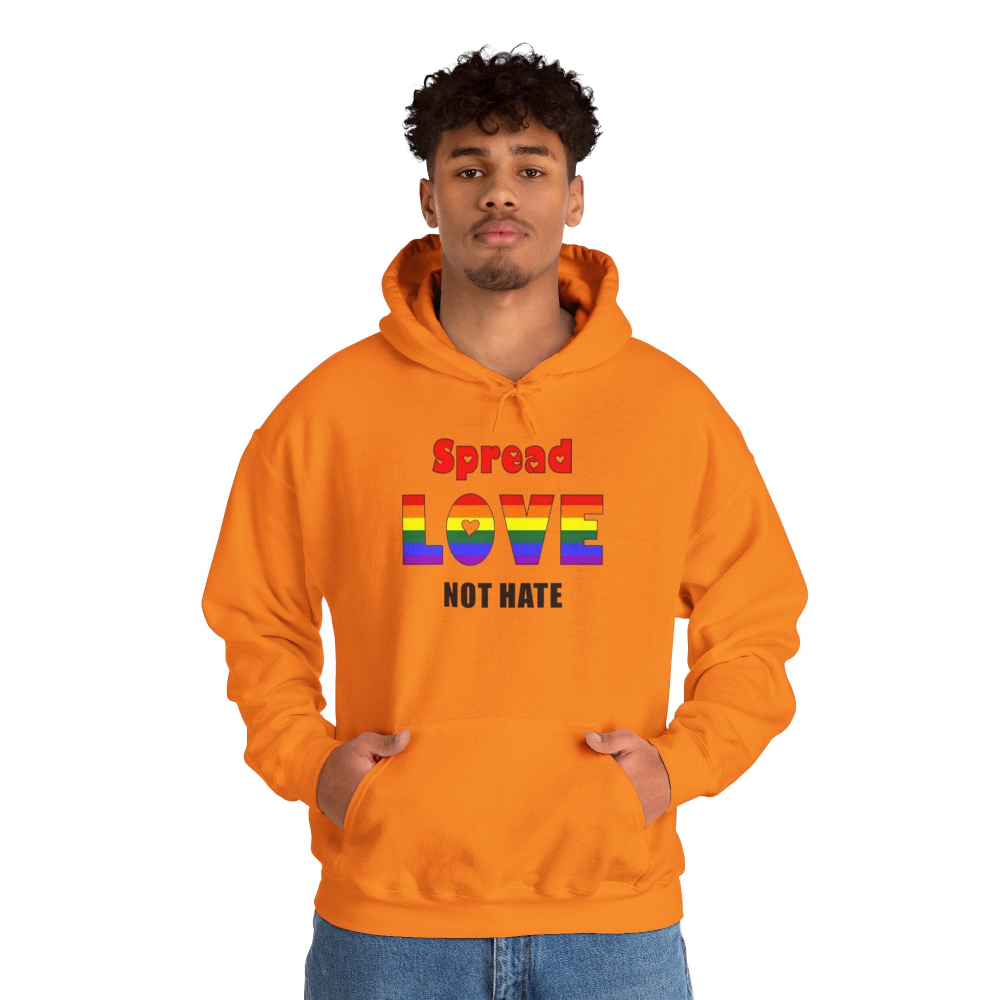 Spread Love Not Hate Unisex Hoodie