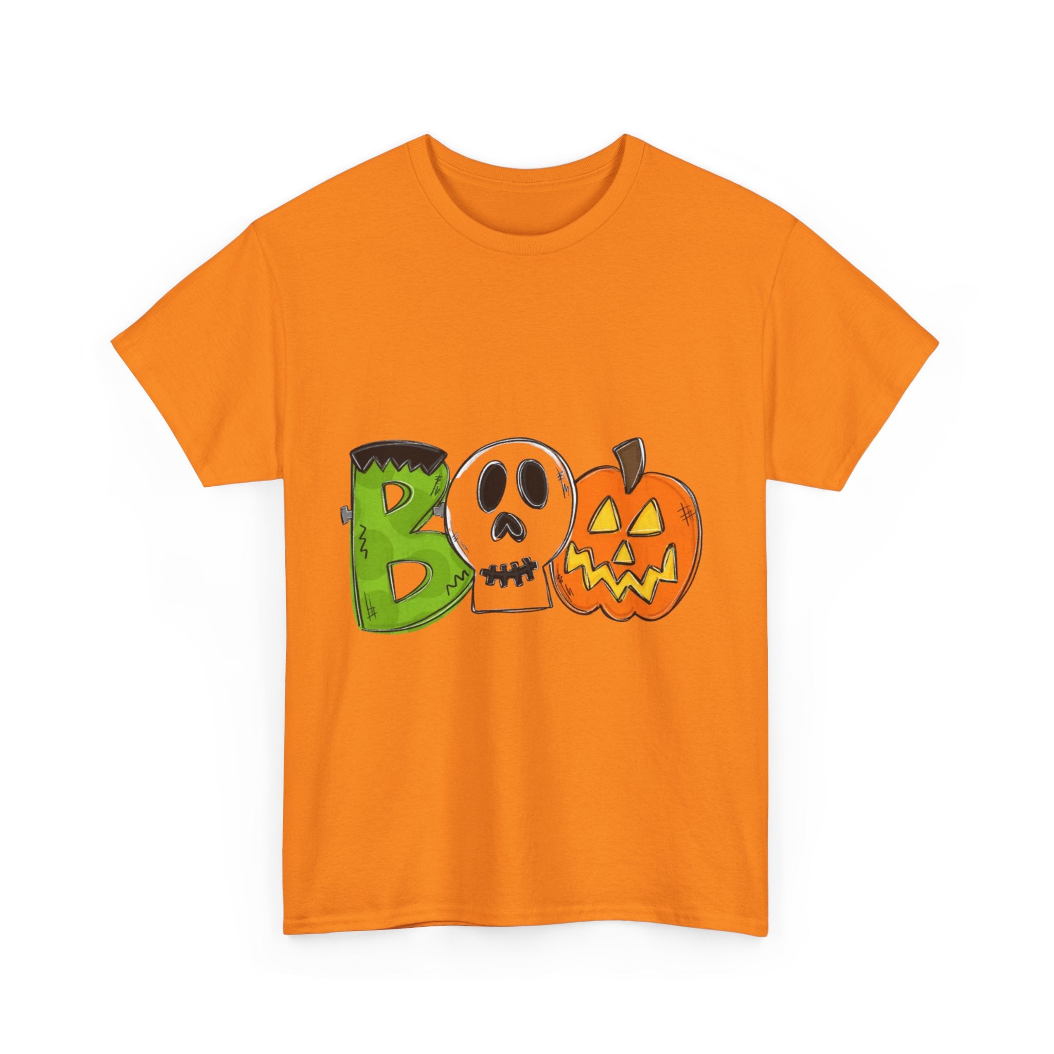 Halloween BOO Unisex Heavy Cotton T-Shirt