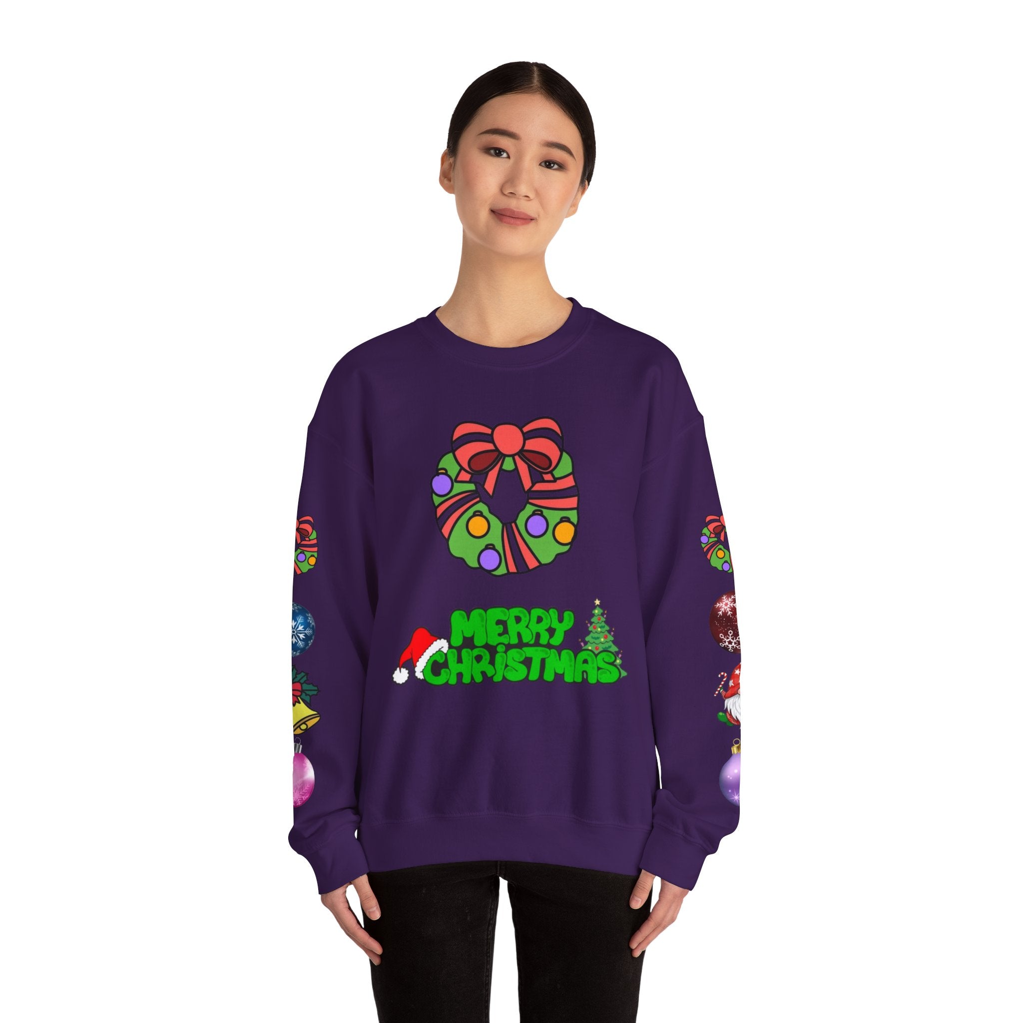Festive Not-So-Ugly Christmas Unisex Heavy Blend™ Crewneck Sweatshirt