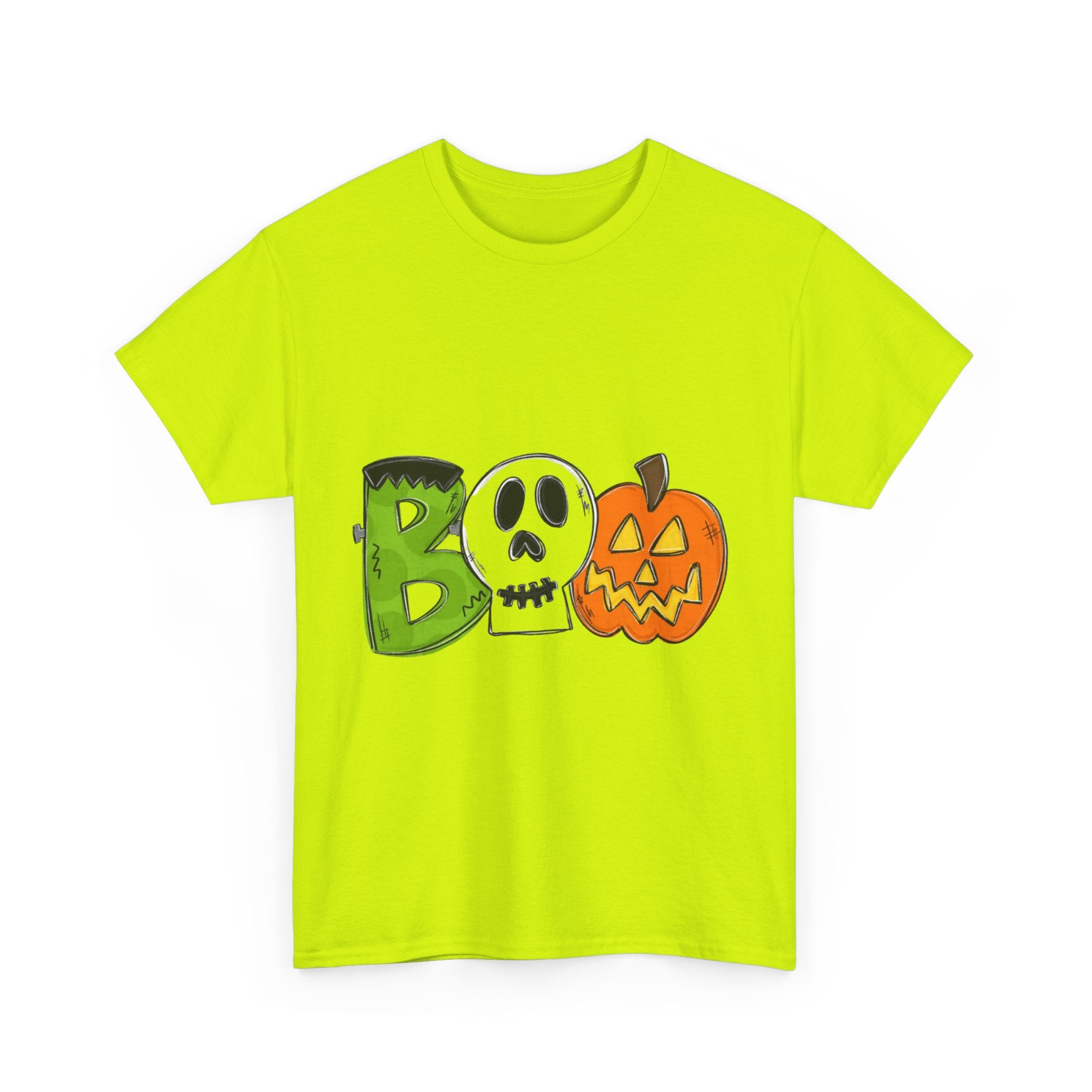 Halloween BOO Unisex Heavy Cotton T-Shirt