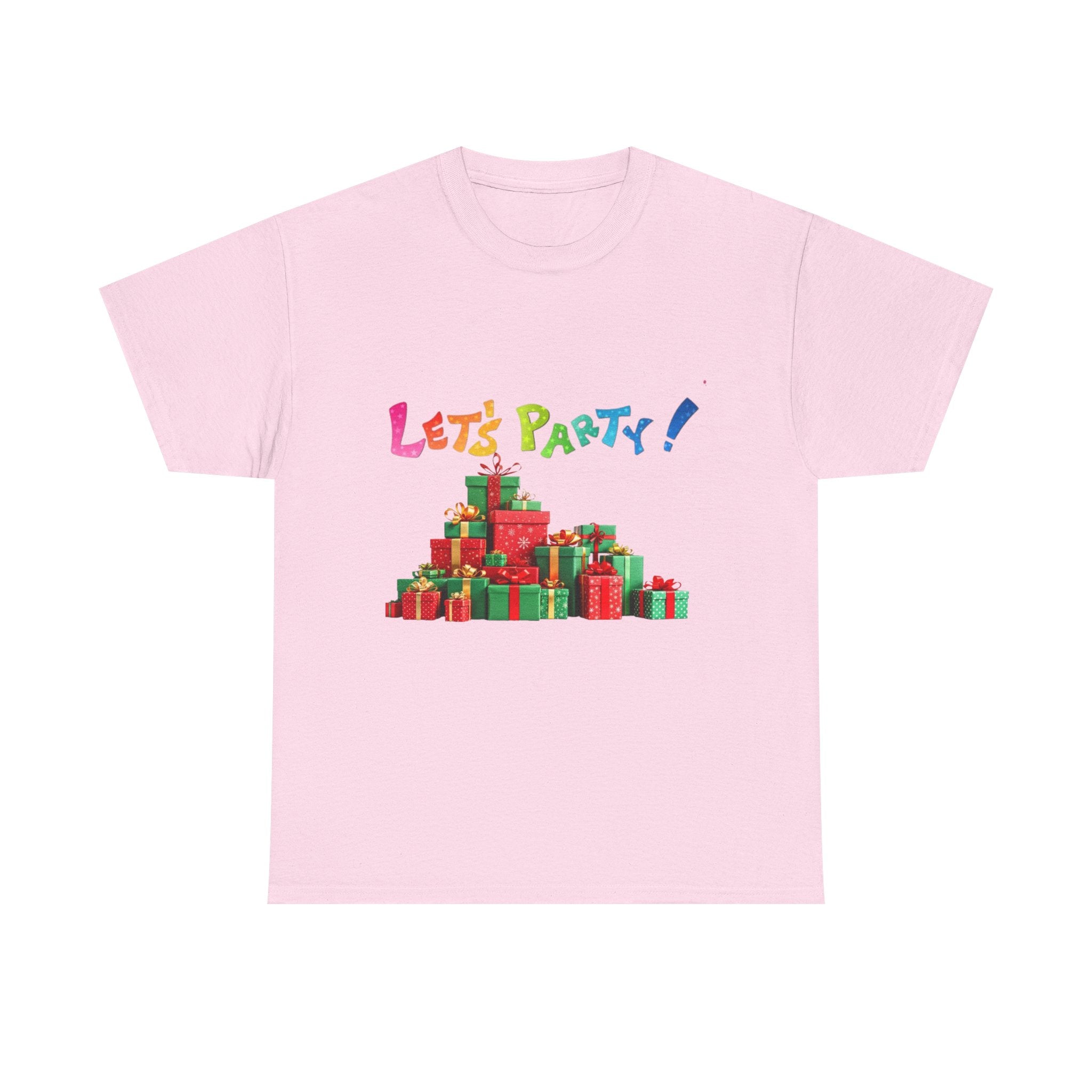 Let's Party! Christmas Presents Unisex Heavy Cotton T-Shirt