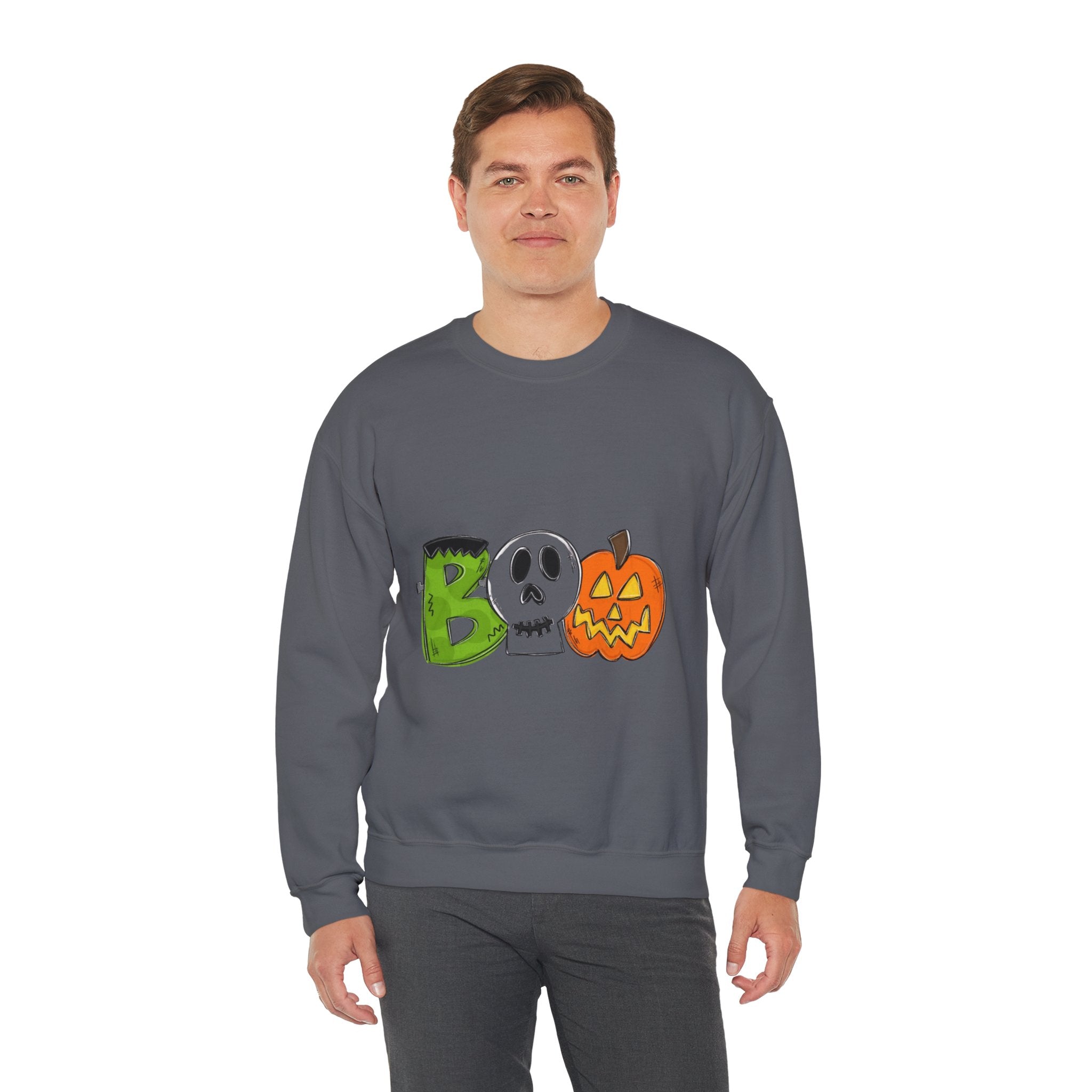 Halloween Boo Unisex Crewneck Sweatshirt