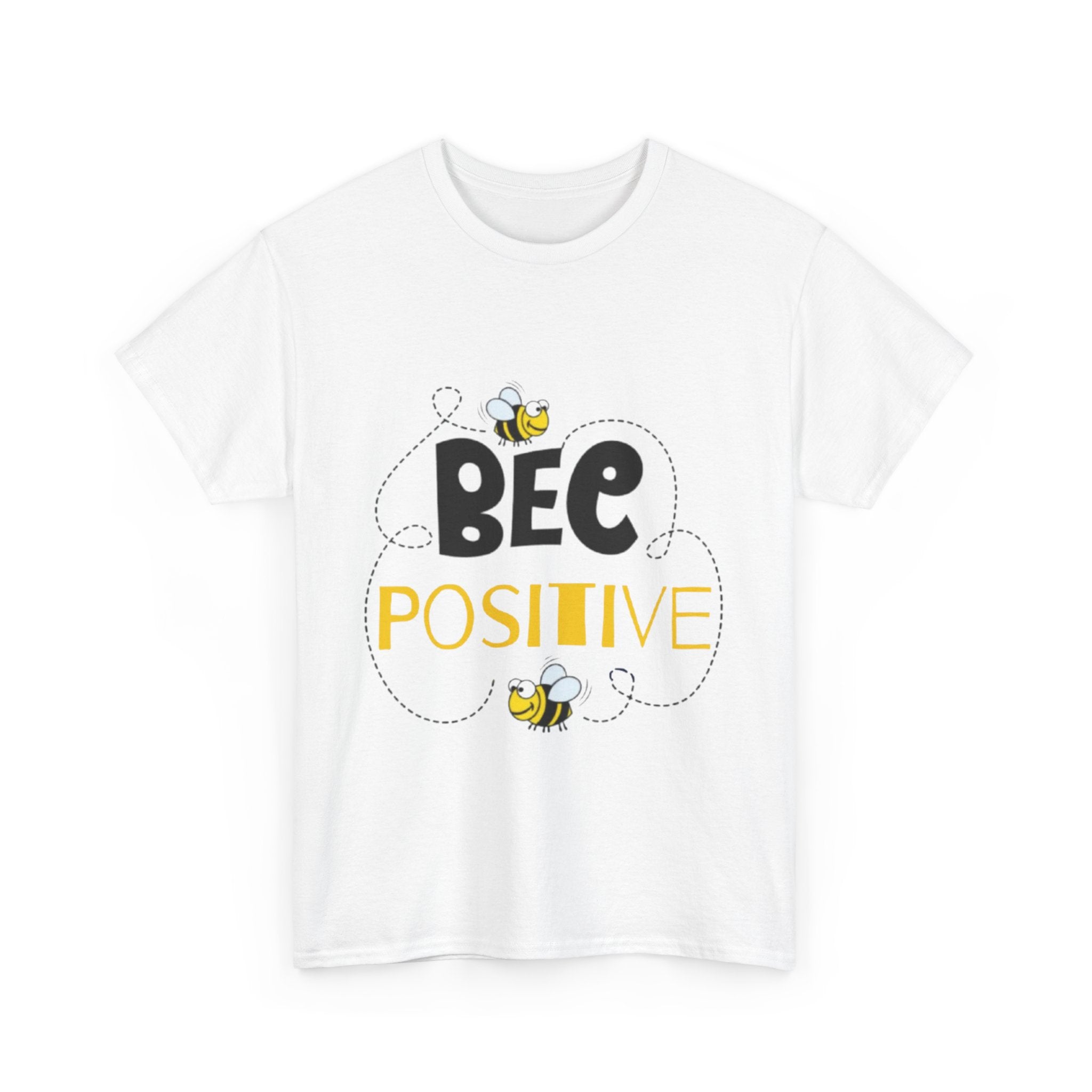 Bee Positive Unisex Heavy Cotton T-Shirt