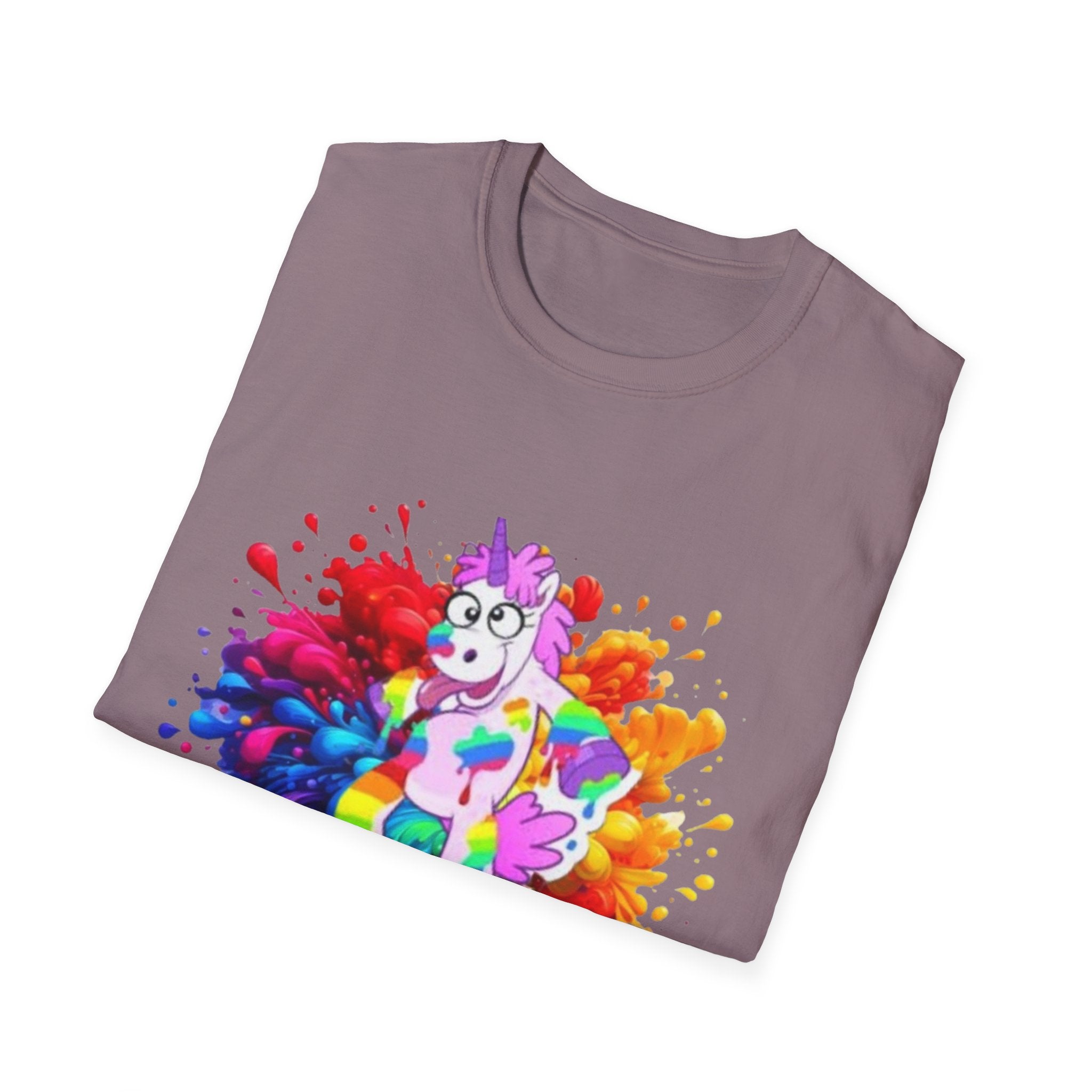 Drunk With Color Unicorn Unisex Softstyle T-Shirt