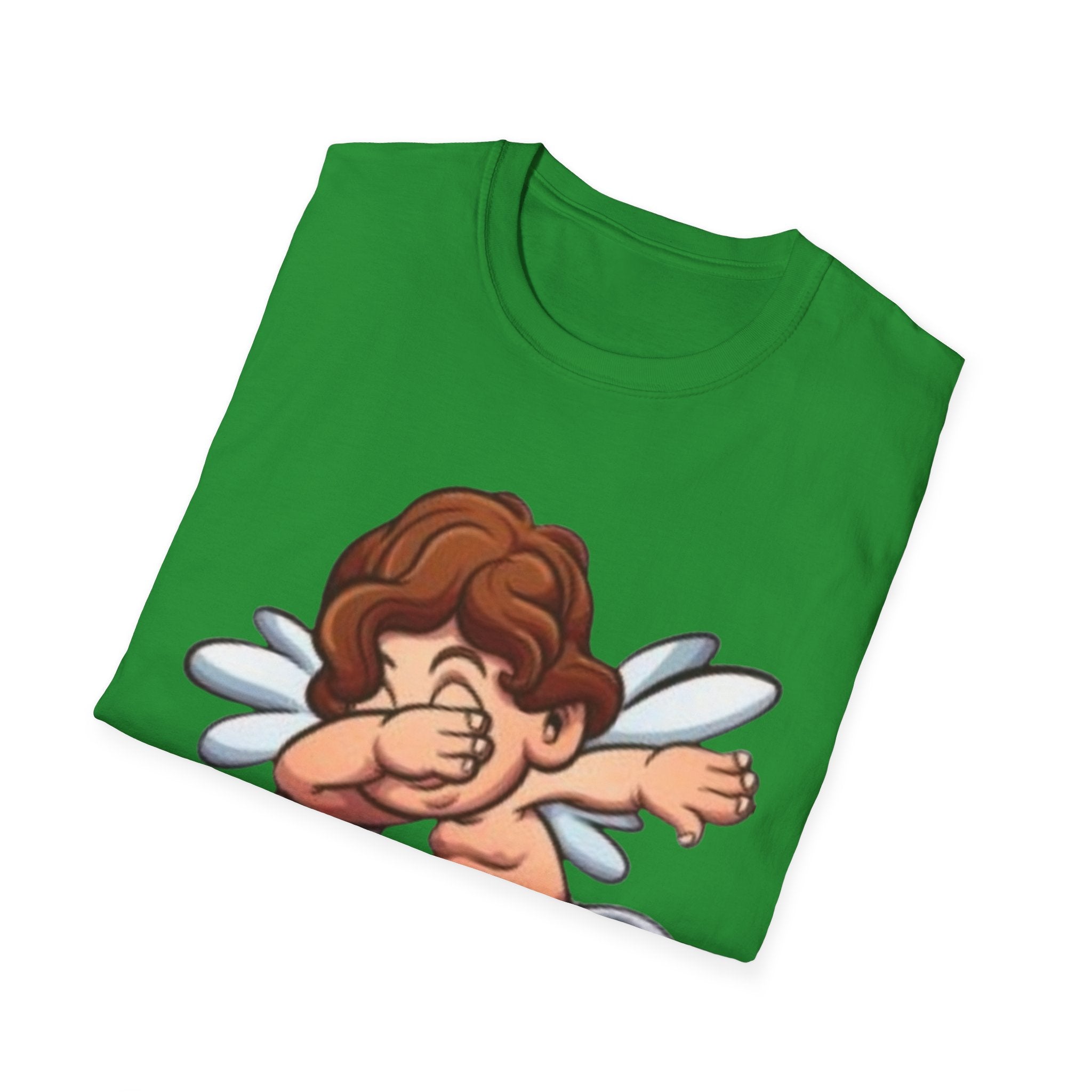 Dabbing Double Sided Angel & Devil Unisex Softstyle T-Shirt
