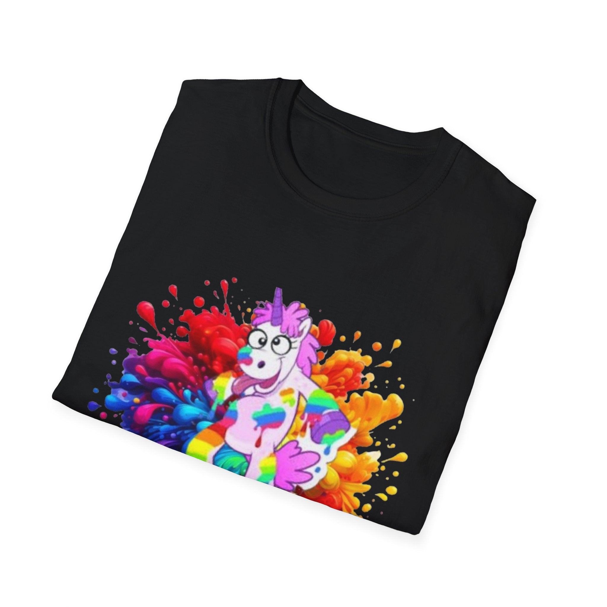 Drunk With Color Unicorn Unisex Softstyle T-Shirt