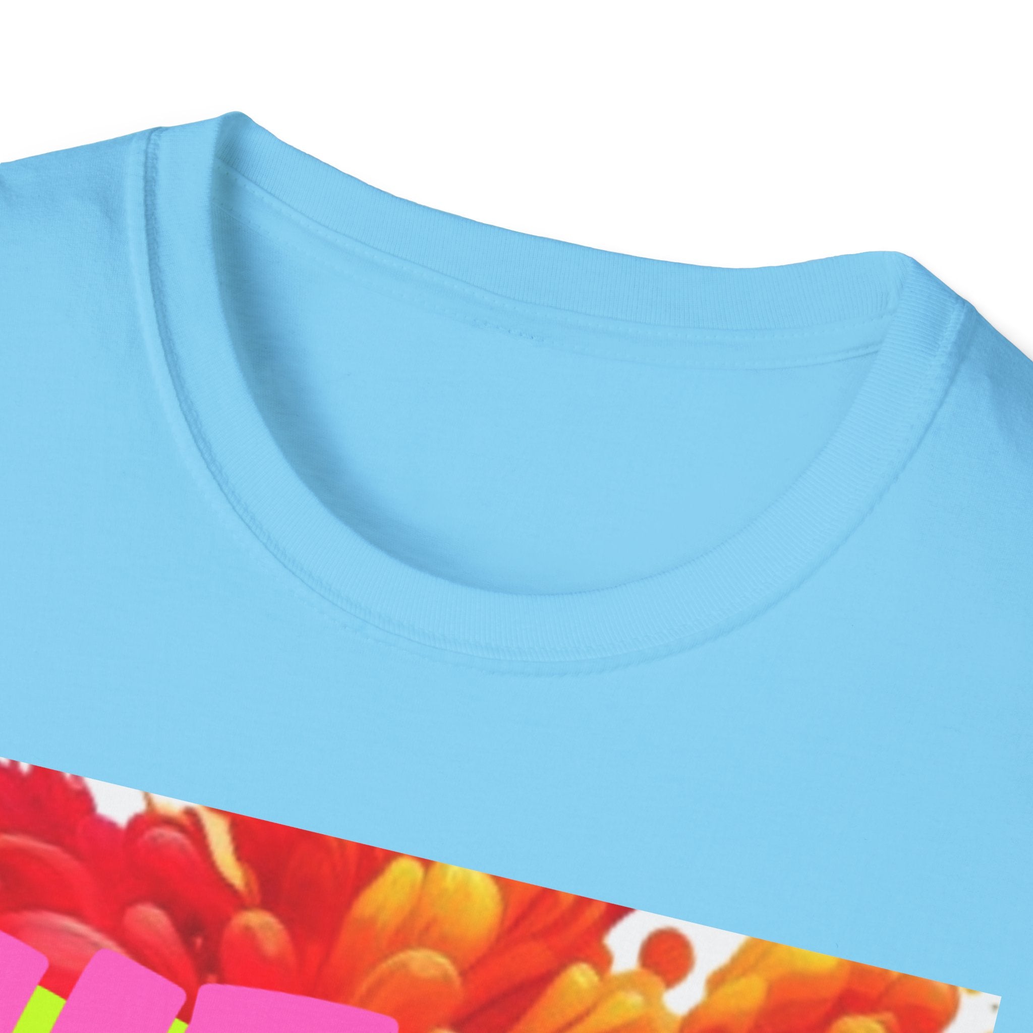 Hey I'm Gay! Heart Unisex Softstyle T-Shirt