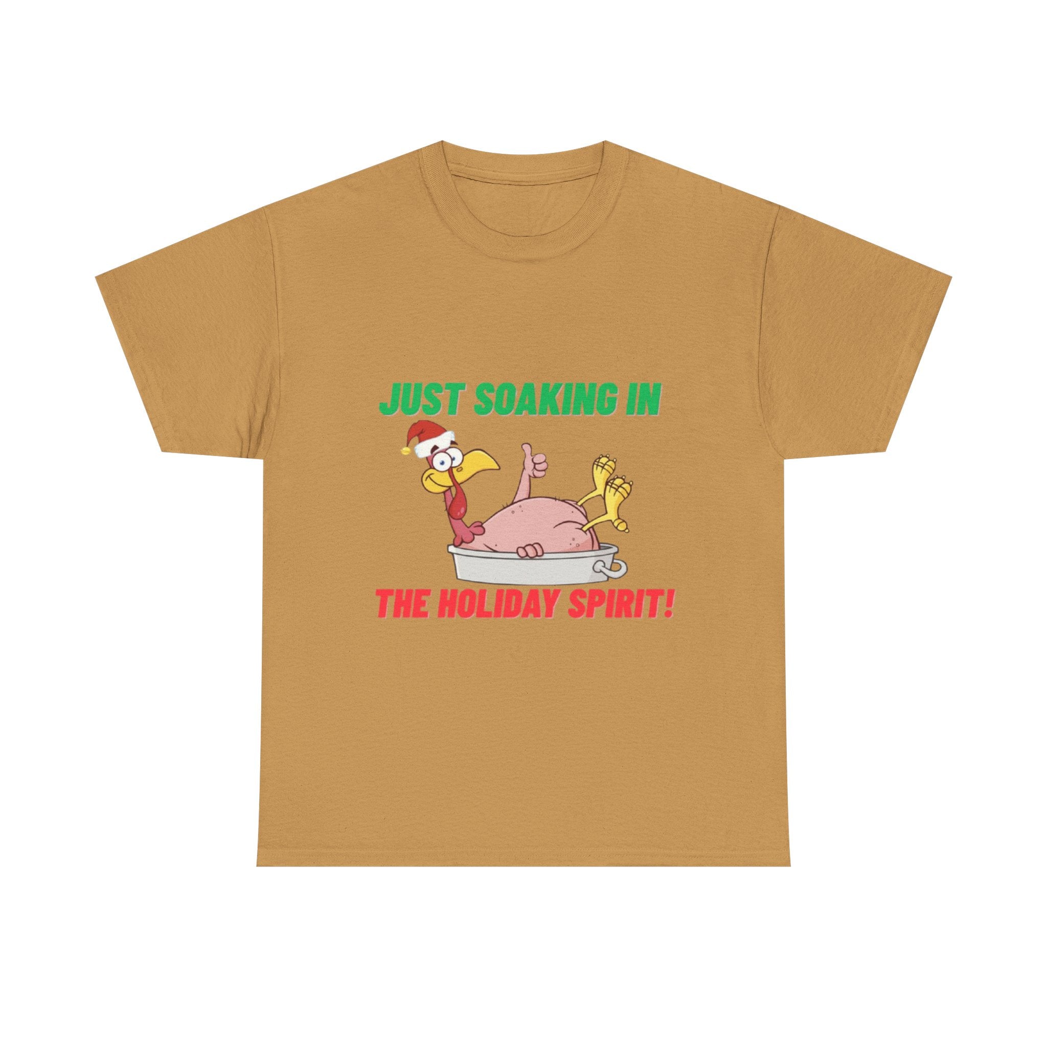 Just Soaking in the Holiday Spirit Unisex Heavy Cotton Tee