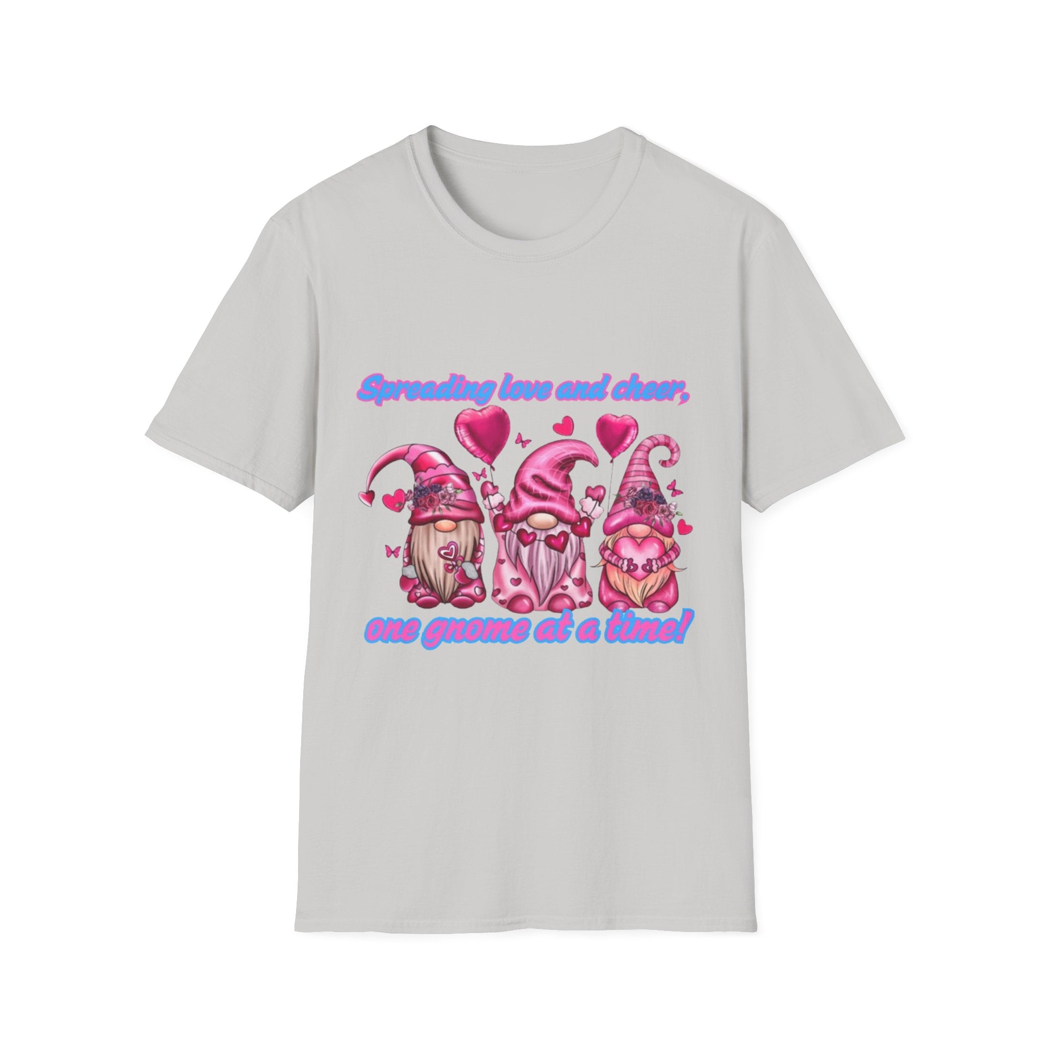 Spreading Love And Cheer One Gnome At A Time Unisex Softstyle T-Shirt