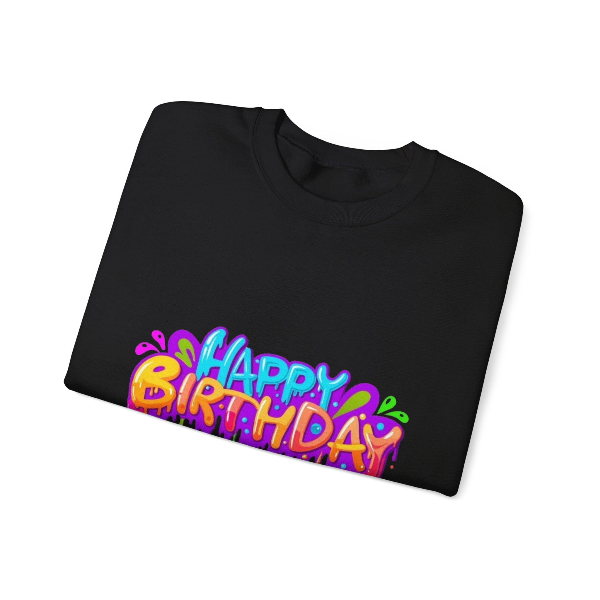 Happy Birthday Unisex Heavy Blend™ Crewneck Sweatshirt Personalize It!