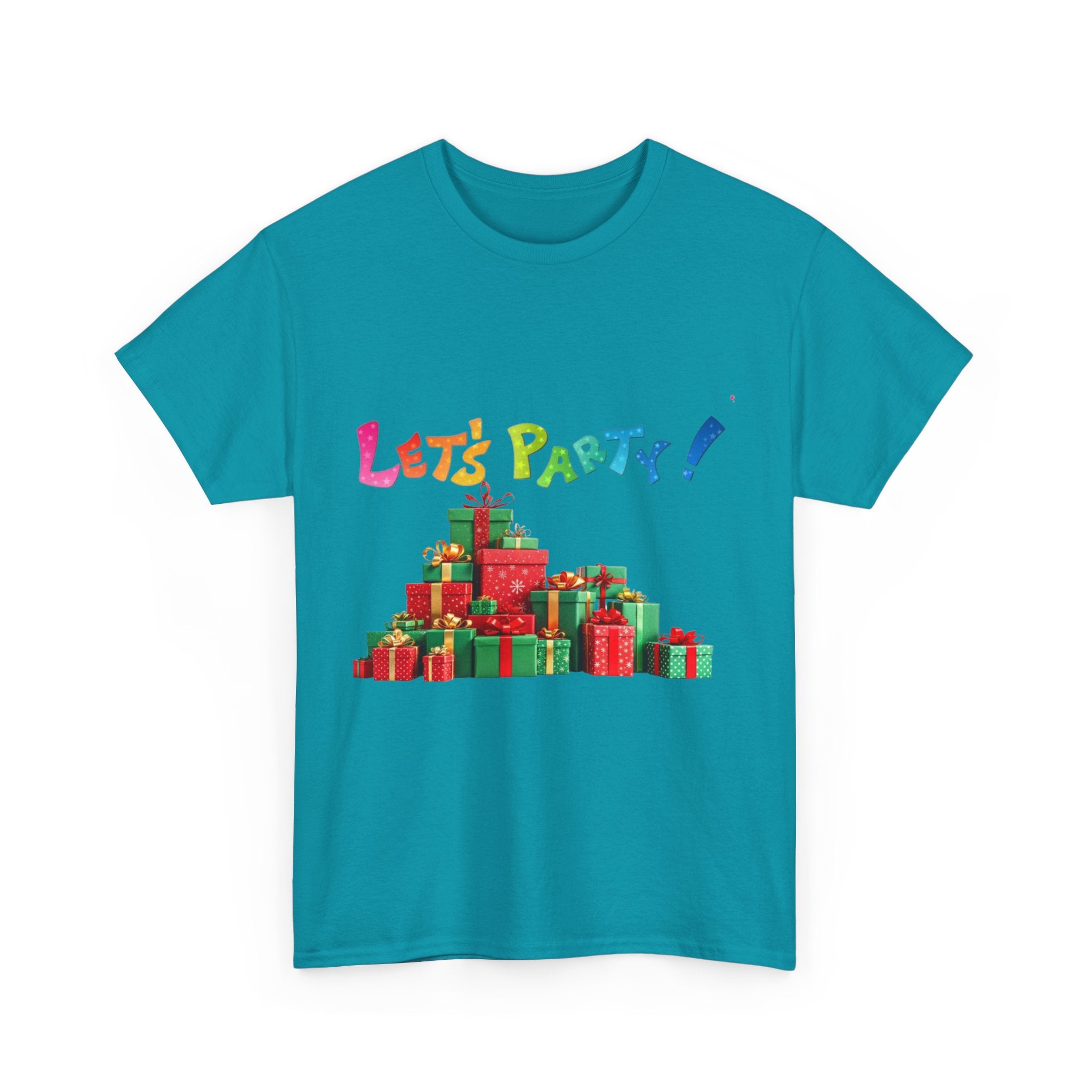 Let's Party! Christmas Presents Unisex Heavy Cotton T-Shirt