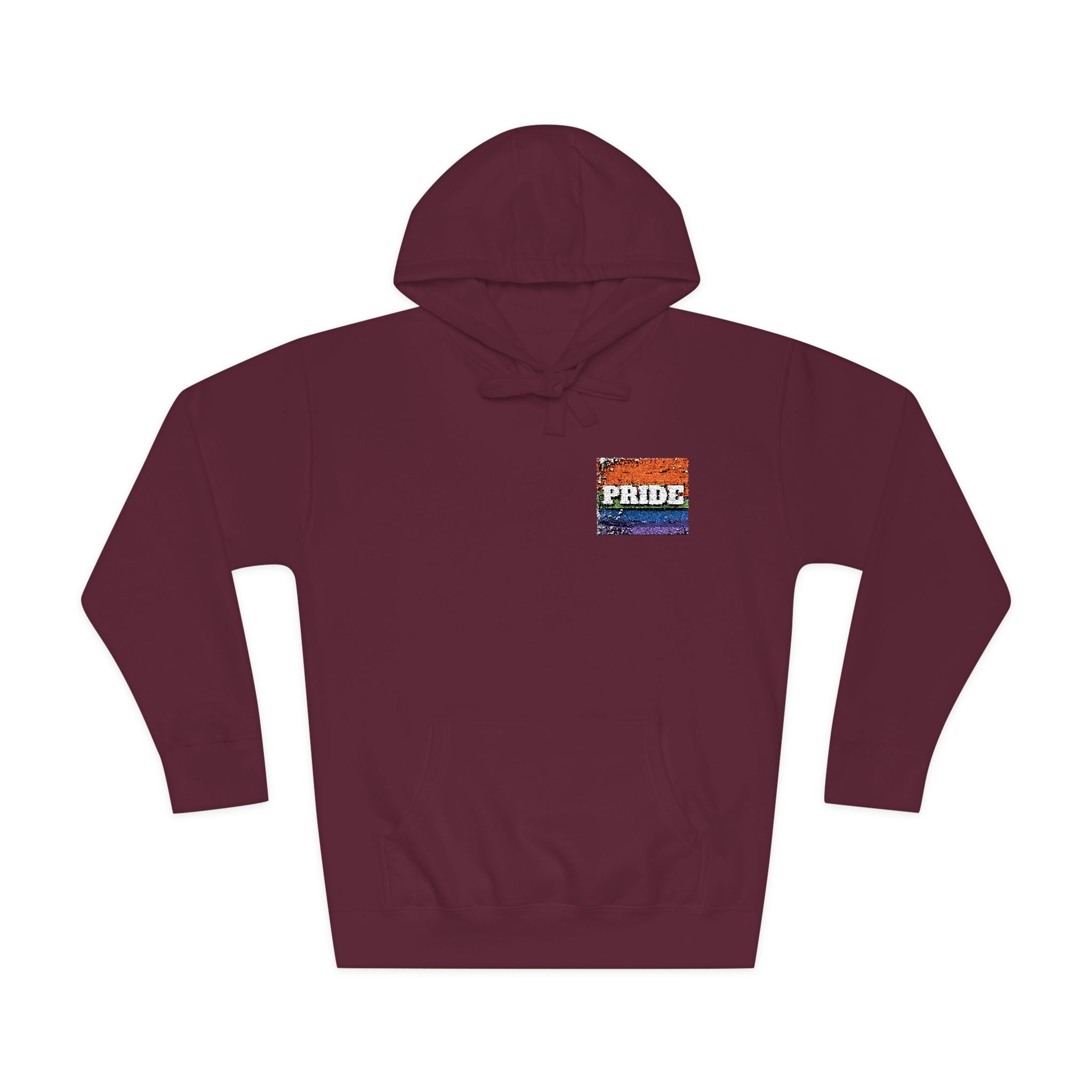 Pride Rainbow Unisex Fleece Hoodie