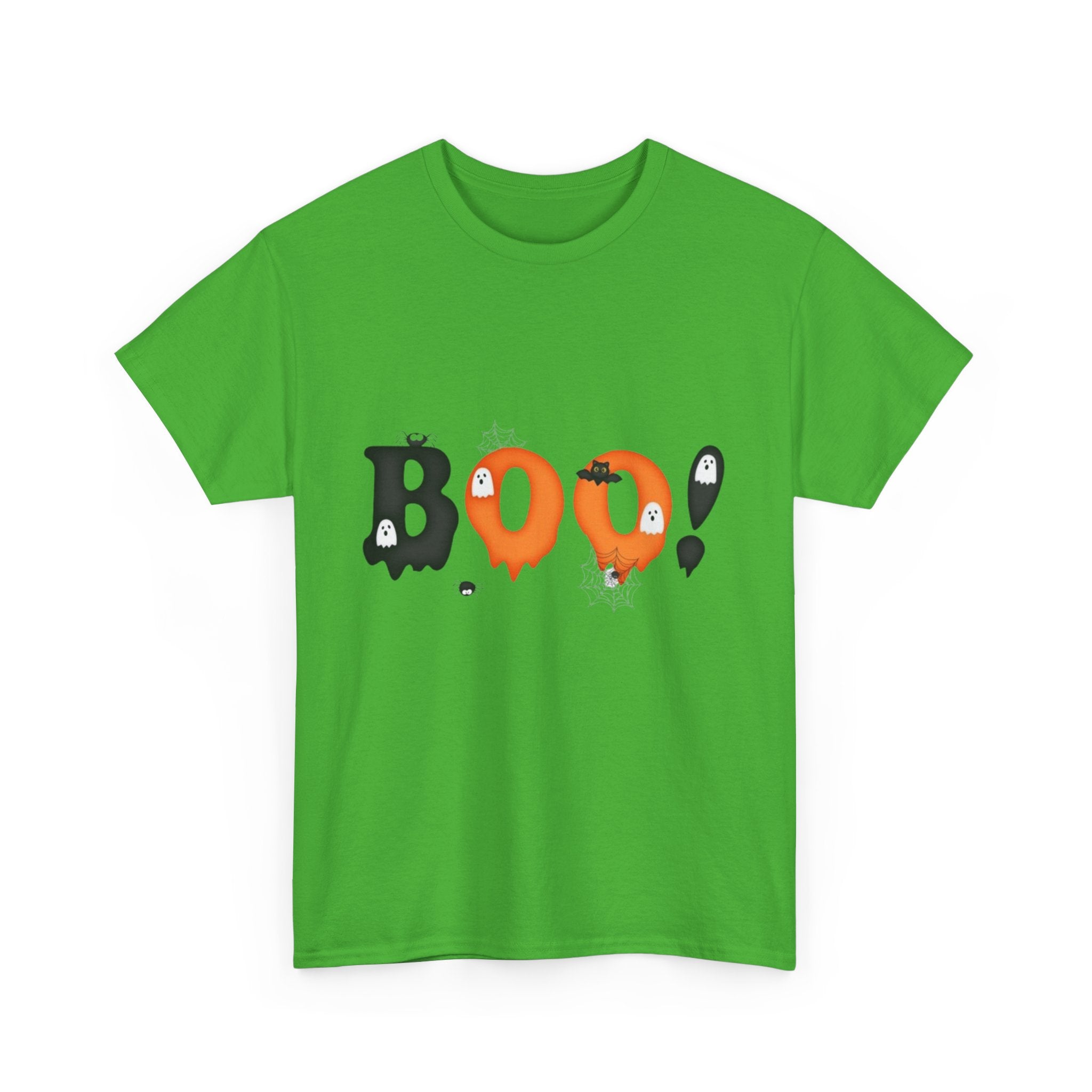 Halloween BOO! Unisex Short Sleeve Heavy Cotton T-Shirt