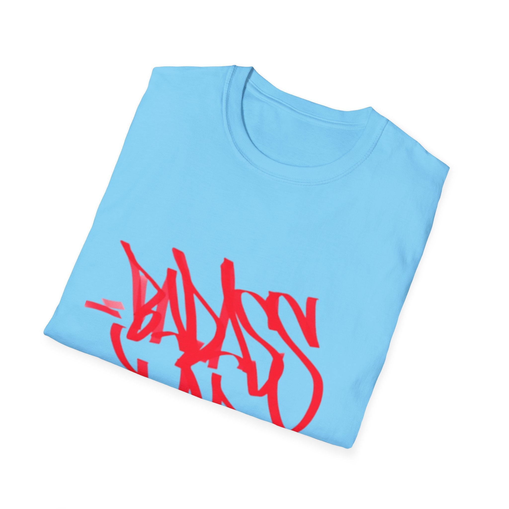 Red Graffiti Style Unisex Softstyle T-Shirt