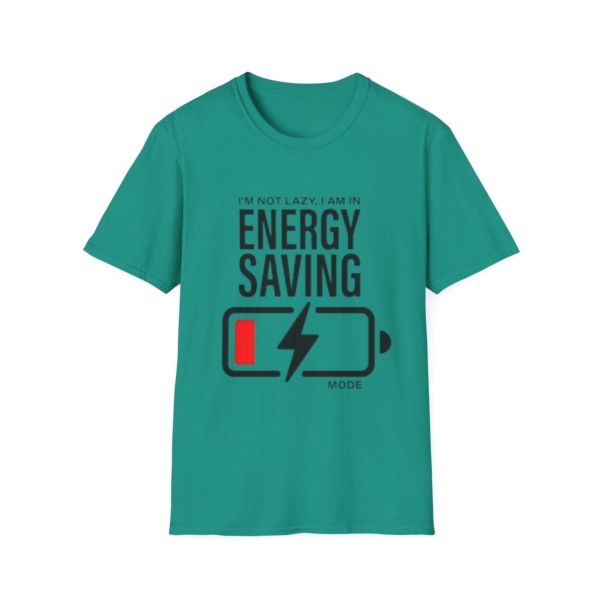 I'm Not Lazy I'm In Energy Saving Mode Unisex Softstyle T-Shirt