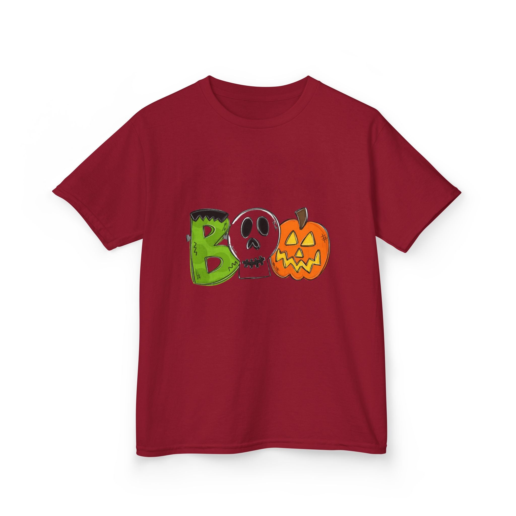Halloween BOO Kids Short Sleeve T-Shirt