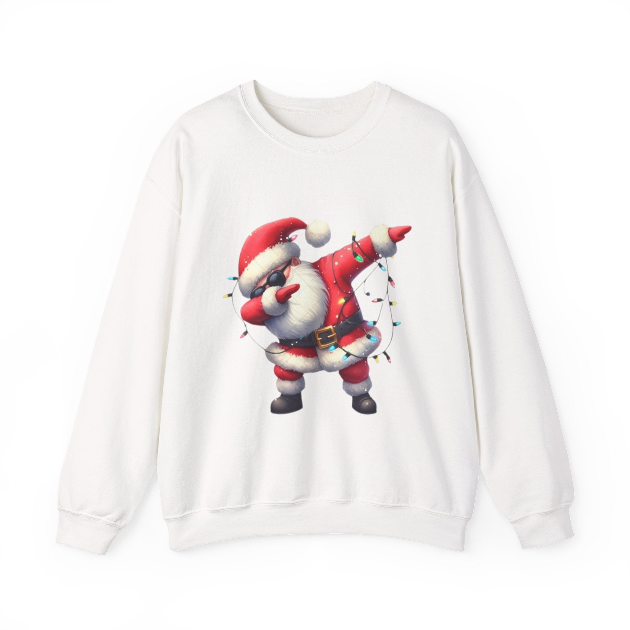 Santa Dabbing Unisex Heavy Blend™ Crewneck Sweatshirt