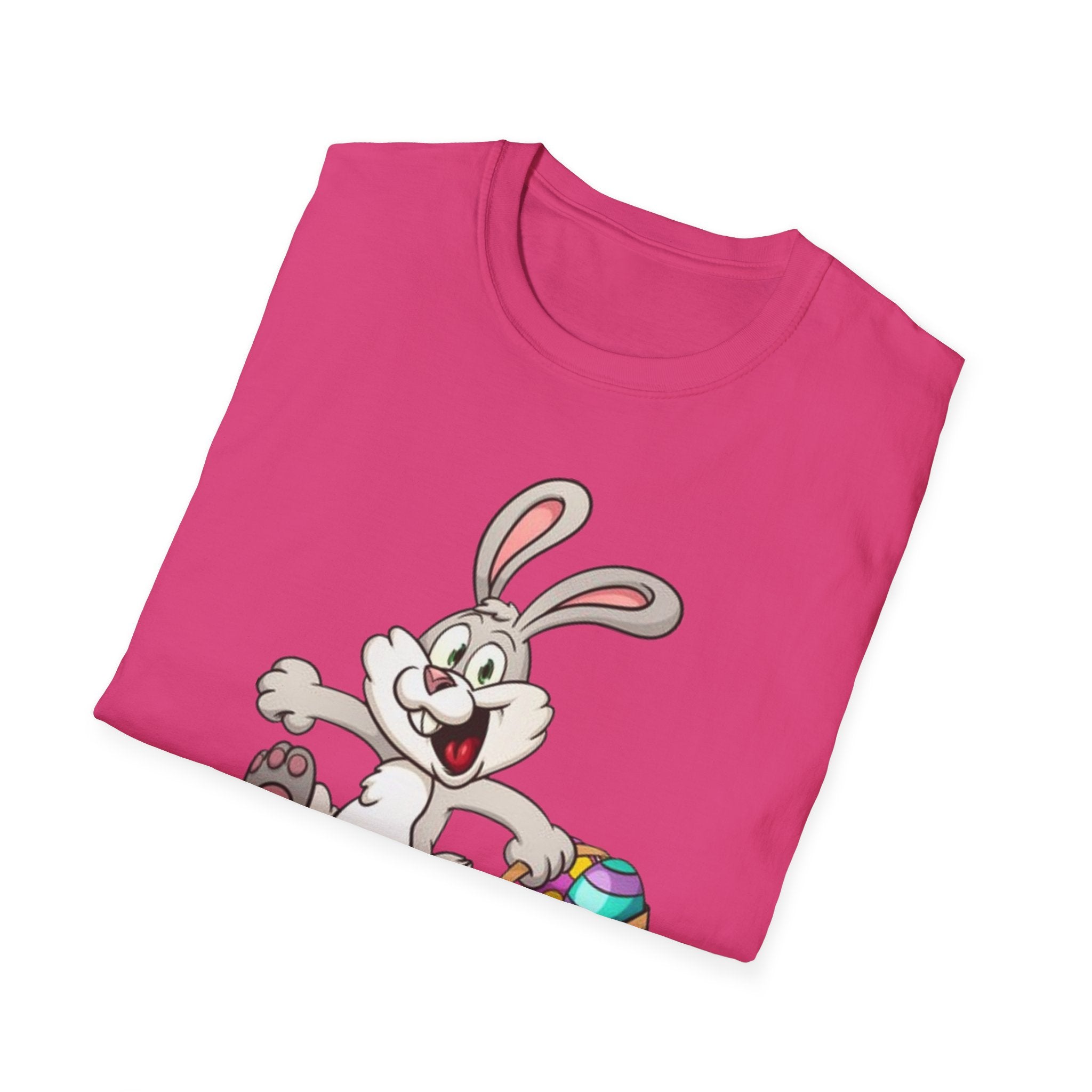 Hop, Hop, Hooray Bunny Unisex Softstyle T-Shirt