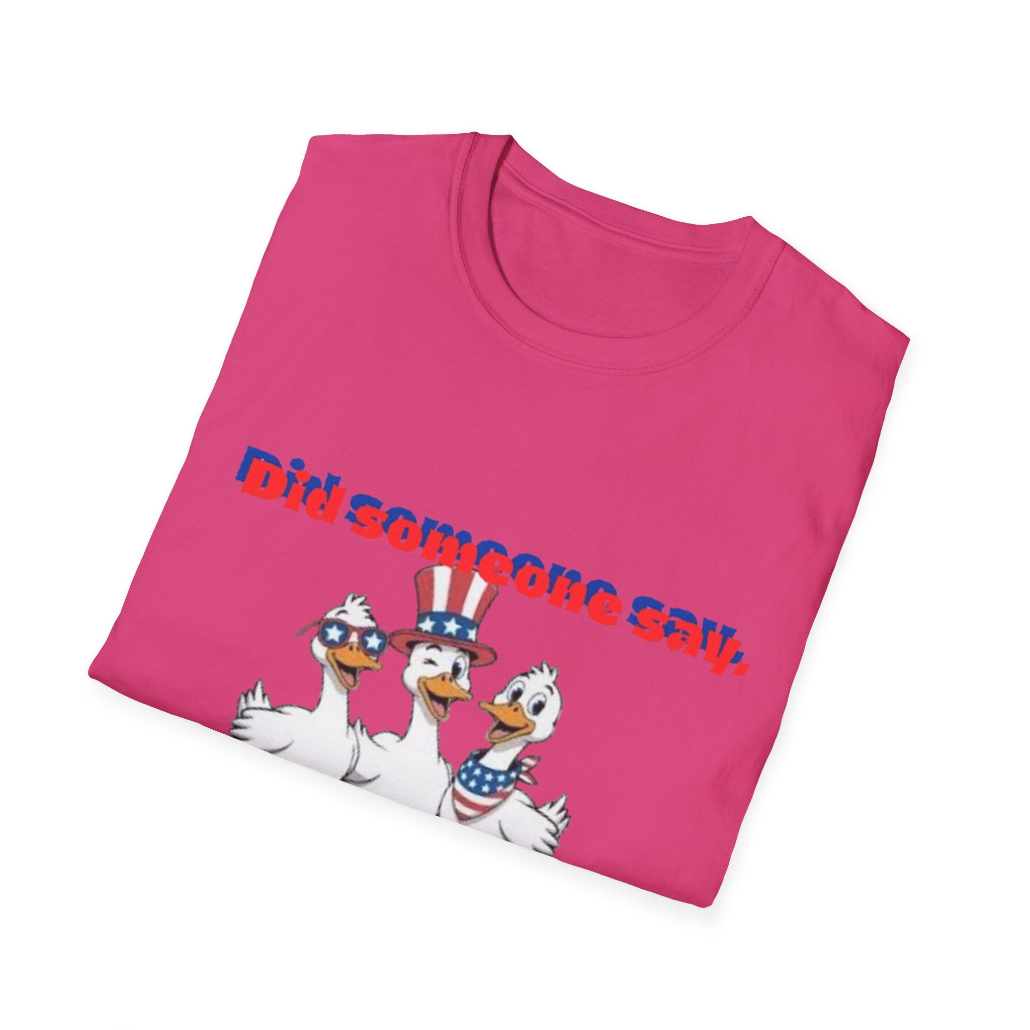 Firequackers Unisex Softstyle T-Shirt