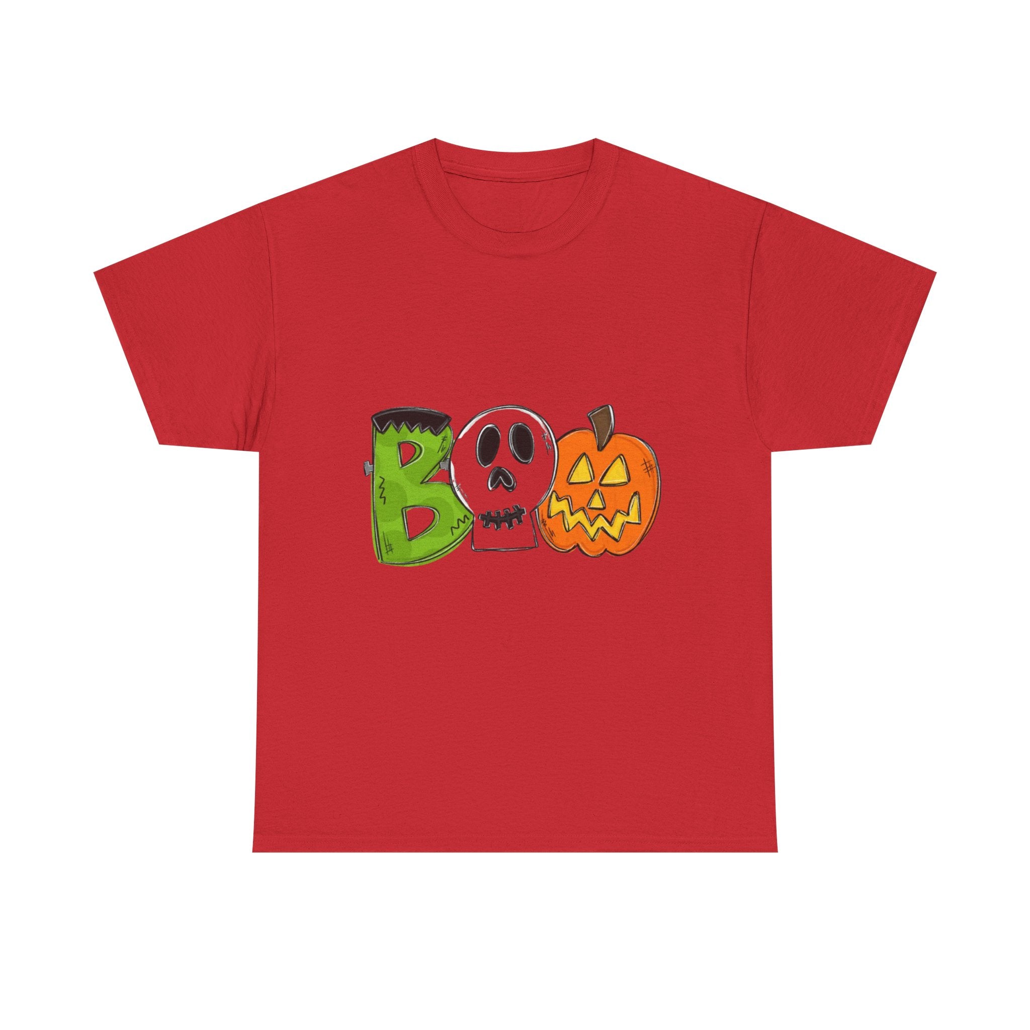 Halloween BOO Unisex Heavy Cotton T-Shirt