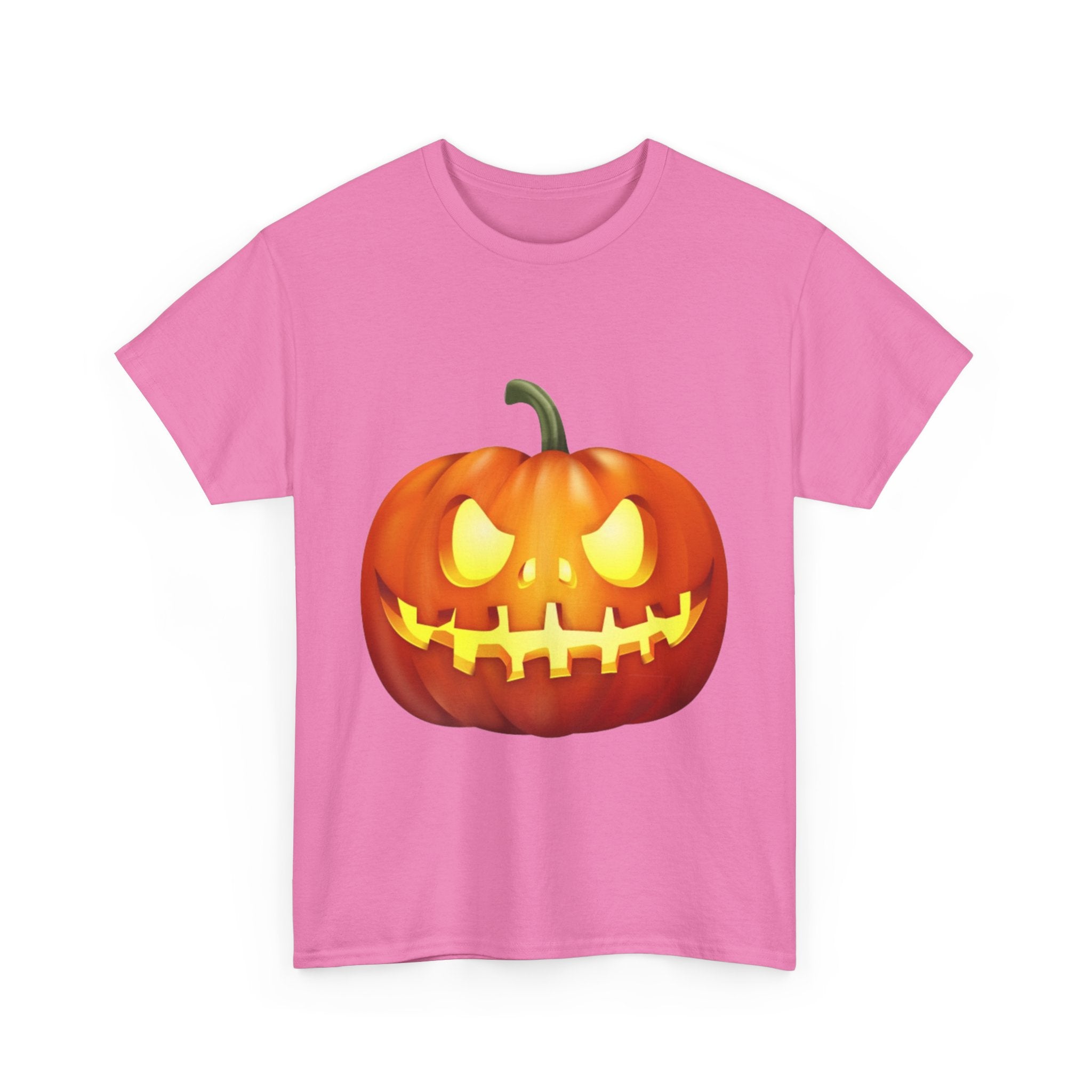 Halloween Pumpkin Unisex Heavy Cotton T-Shirt