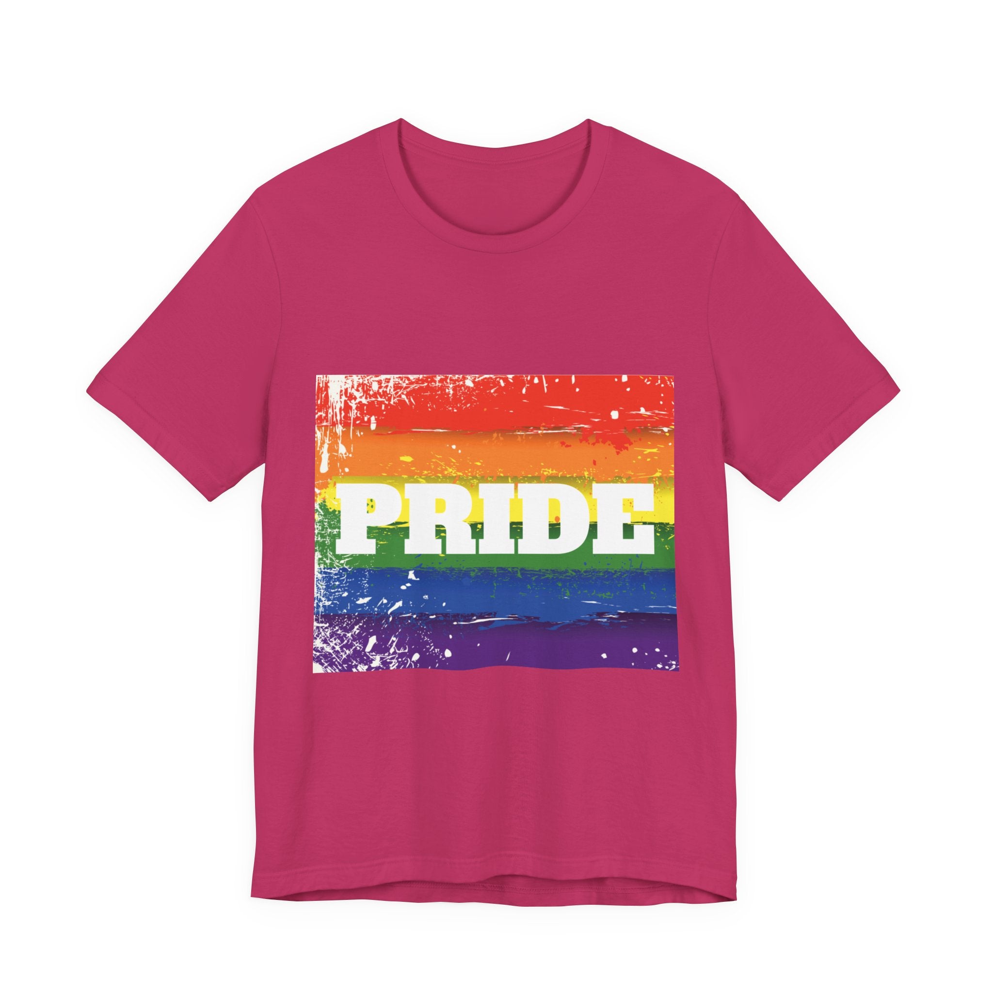 Pride Rainbow Unisex Jersey Short Sleeve T-Shirt