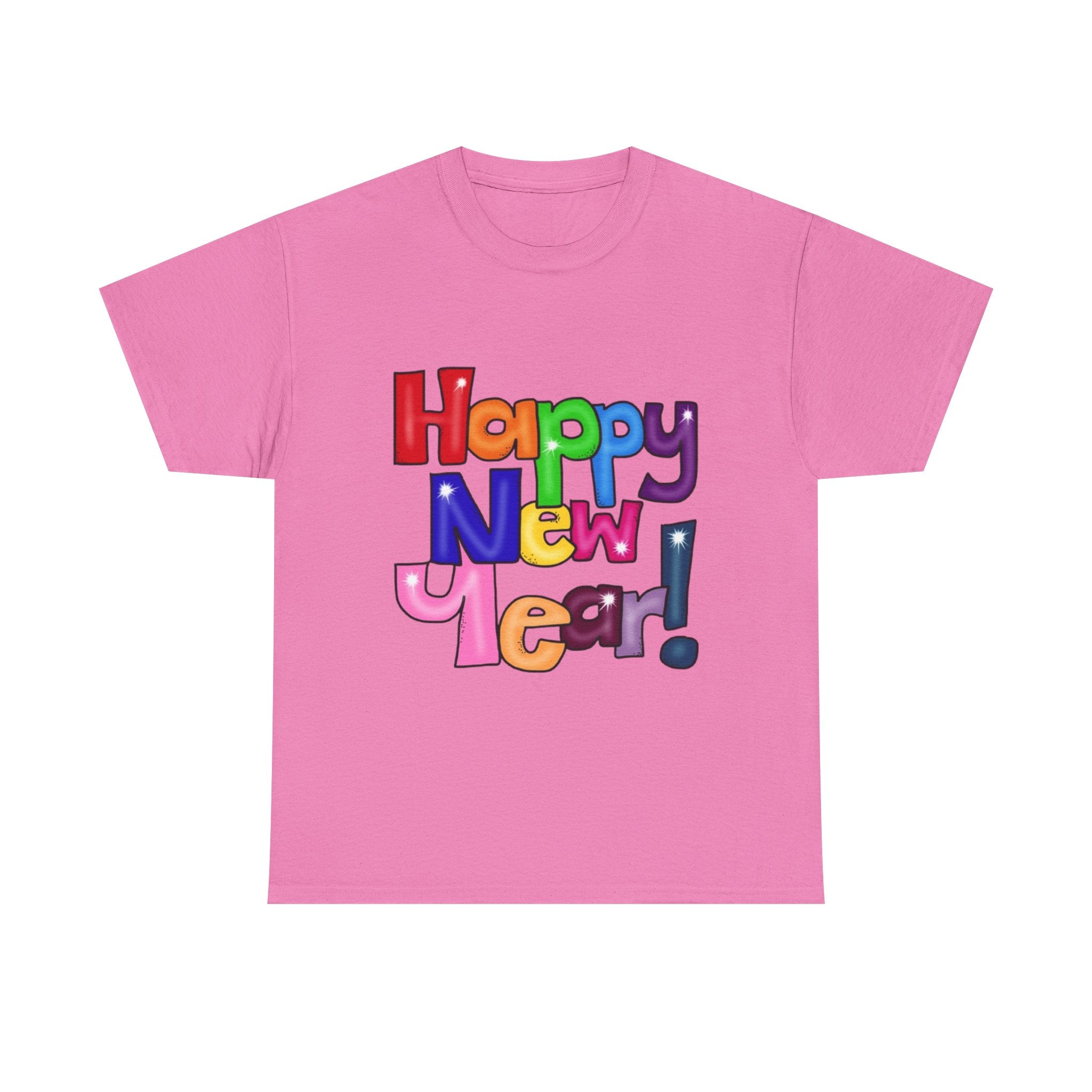 2026 Happy New Year DOUBLE SIDED Unisex Heavy Cotton T-Shirt